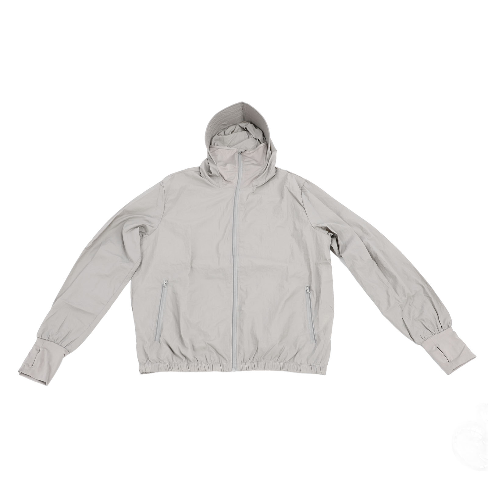 Belüftete Jacke Mit 12-v-anschluss Und Sonnenschutz, 3 Geschwindigkeitsstufen, Uv-schutz, Klimatisierte Arbeitskleidung Für Outdoor-aktivitäten, Dc-stecker, Grau, Größe Xl