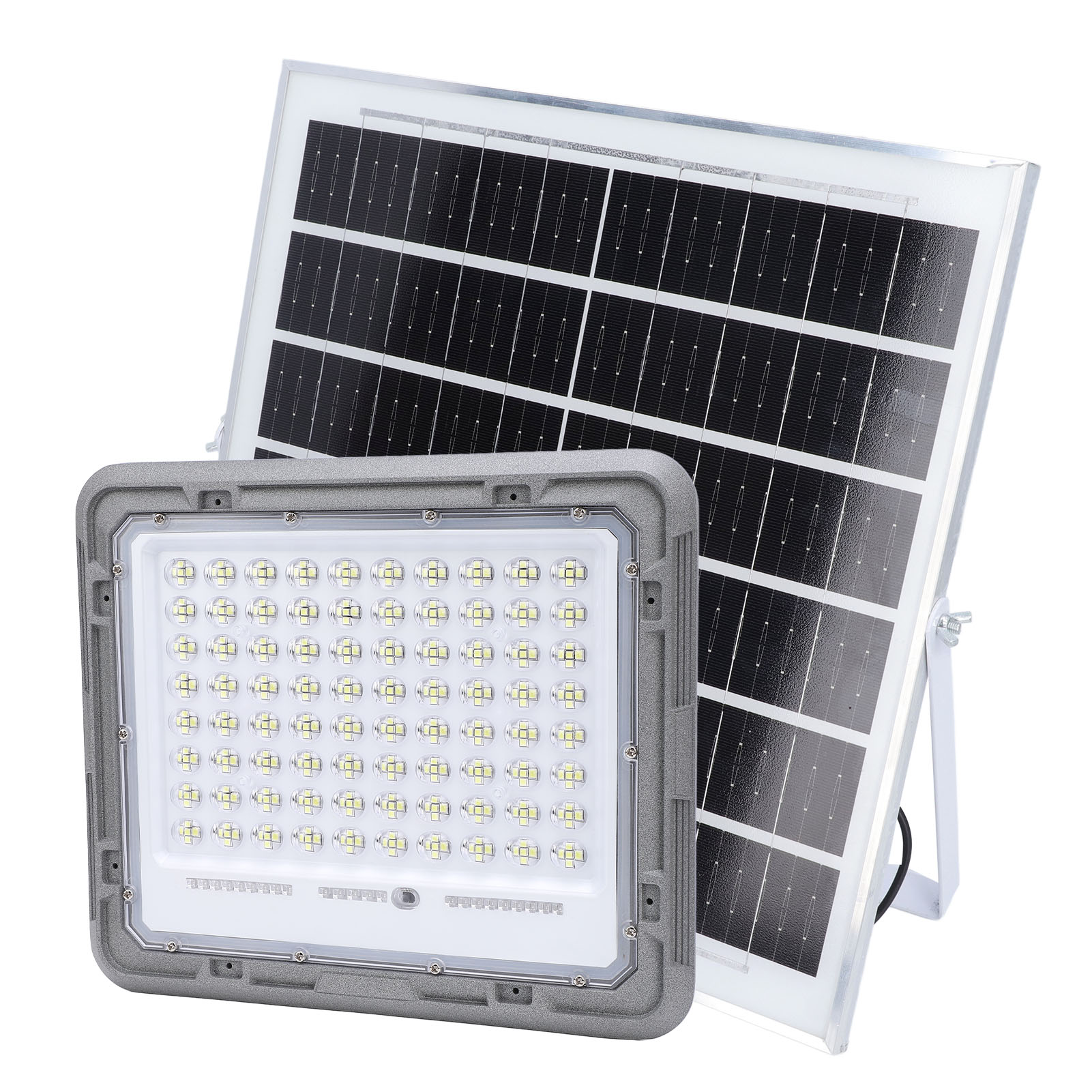 300-w-solar-außenstrahler (ip66, Wasserdicht) Mit 240 Leds, Fernbedienung, Für Wand, Veranda Oder Gartenhaus. 10.000-mah-akku.
