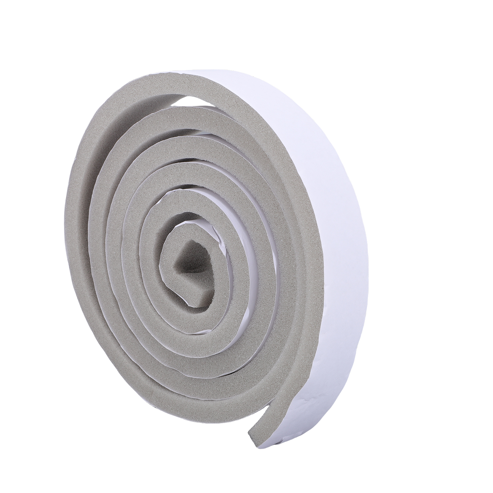 Tür- Und Fensterdichtung, Verbesserte Ausführung, Aus Weichem, Grauem Schaumstoff, Premium-material, Vielseitig Einsetzbar, Selbstklebende Rückseite Mit Gittermuster, 1 Rolle (breit), 1 Rolle X 2 M X