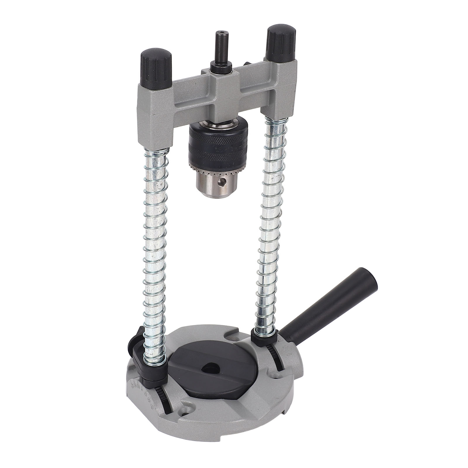Tragbare Bohrschablonenhalterung Aus Aluminiumlegierung Für Präzises Bohren Mit Einstellbarem Schnittwinkel Und Einstellbarer Bohrtiefe.