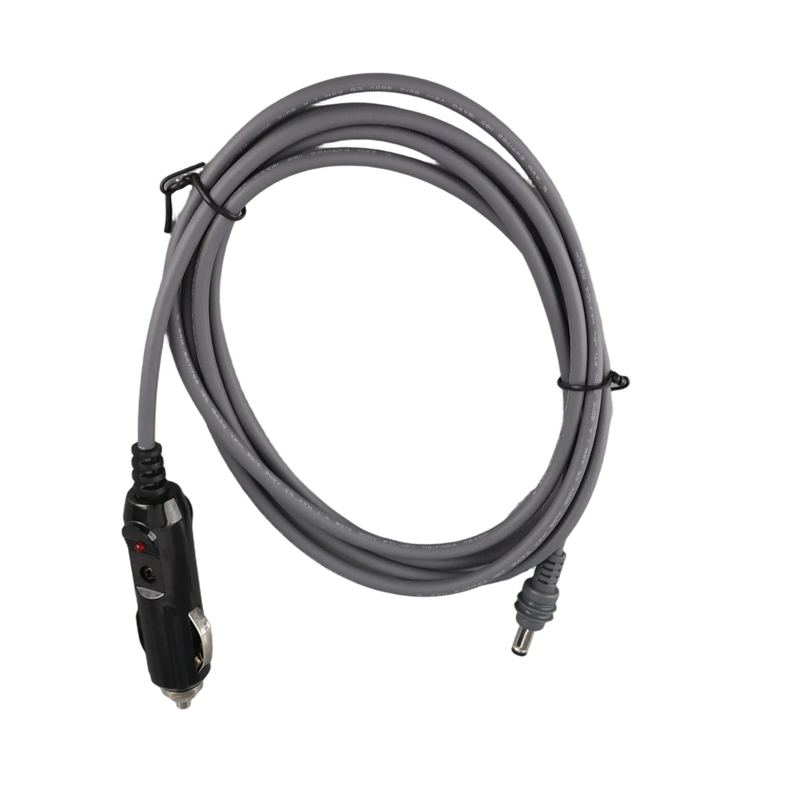 Ip68 Wasserdichtes Gleichstromkabel, 2 M, 18 Awg, Für Zigarettenanzünder Und Mini-flachstecker.