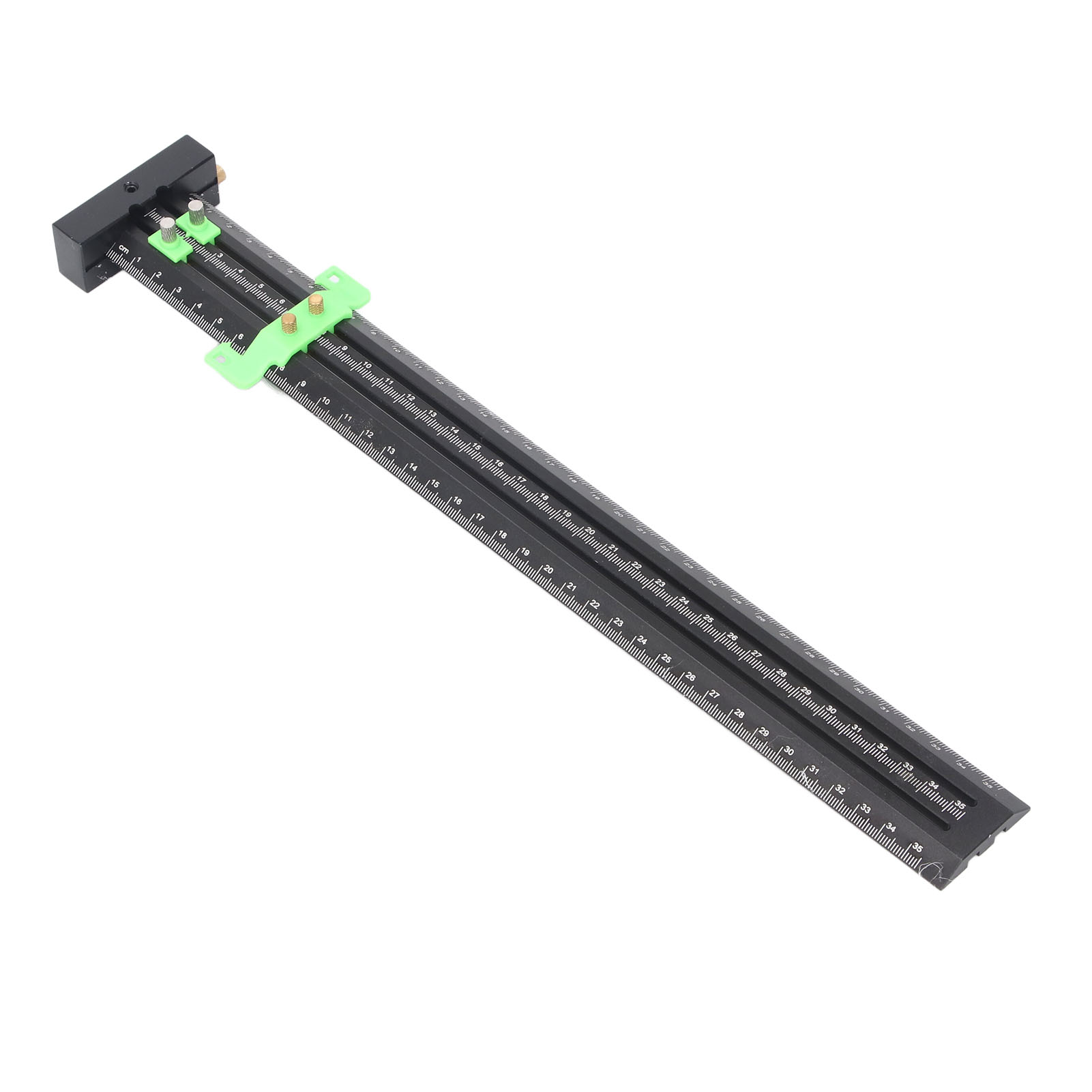 Multifunktionales Und Tragbares T-lineal Aus Aluminiumlegierung Mit Stift Für Die Holzbearbeitung, Ideal Für Technisches Zeichnen Und Bauwesen. Grünes T-lineal Aus Aluminiumlegierung.