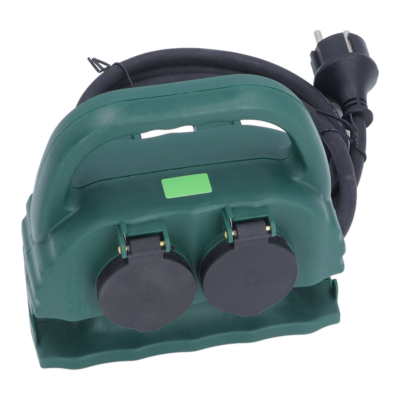 16a 3680w Gartensteckdosenleiste, 4 Steckdosen, Ip44 Wasserdicht, Erdspieß Mit Griff Und 2 M Kabel