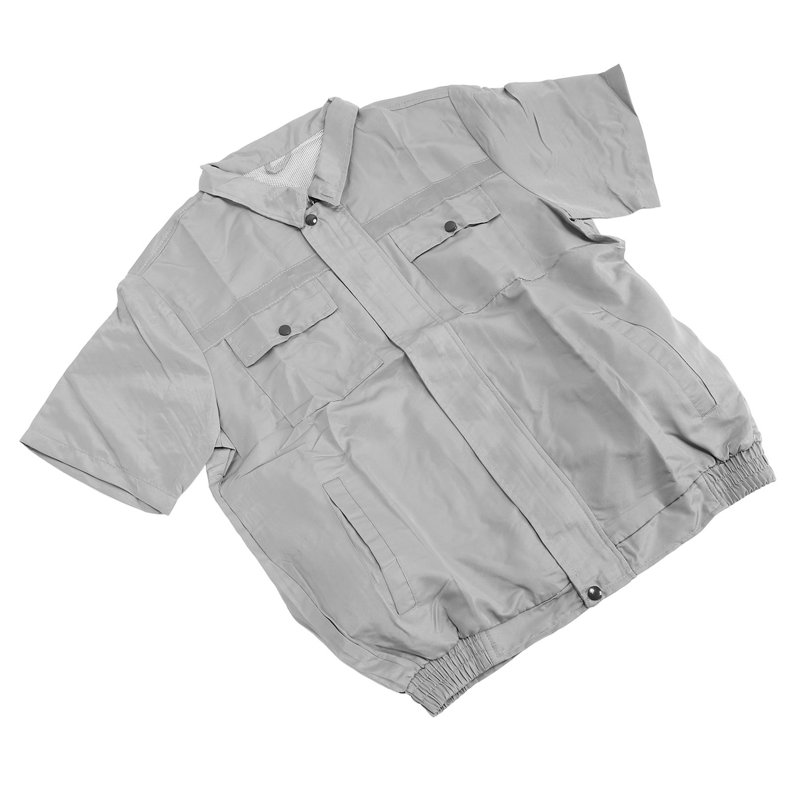 Kurzärmelige, Belüftete Jacke, 4 Einstellbare Belüftungsstufen, Mit Reflexstreifen, Größe Xl.