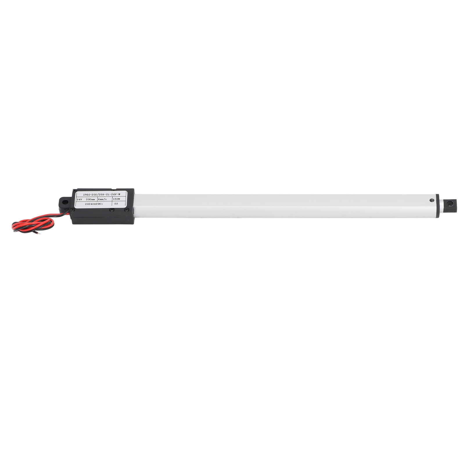 Elektrischer Linearantrieb, 200 Mm Hub, 150 N Schubkraft, 4 Mm/s Geschwindigkeit, Wasserdicht (ipx4), Für Tisch, Stuhl, Bett, 24 V Dc
