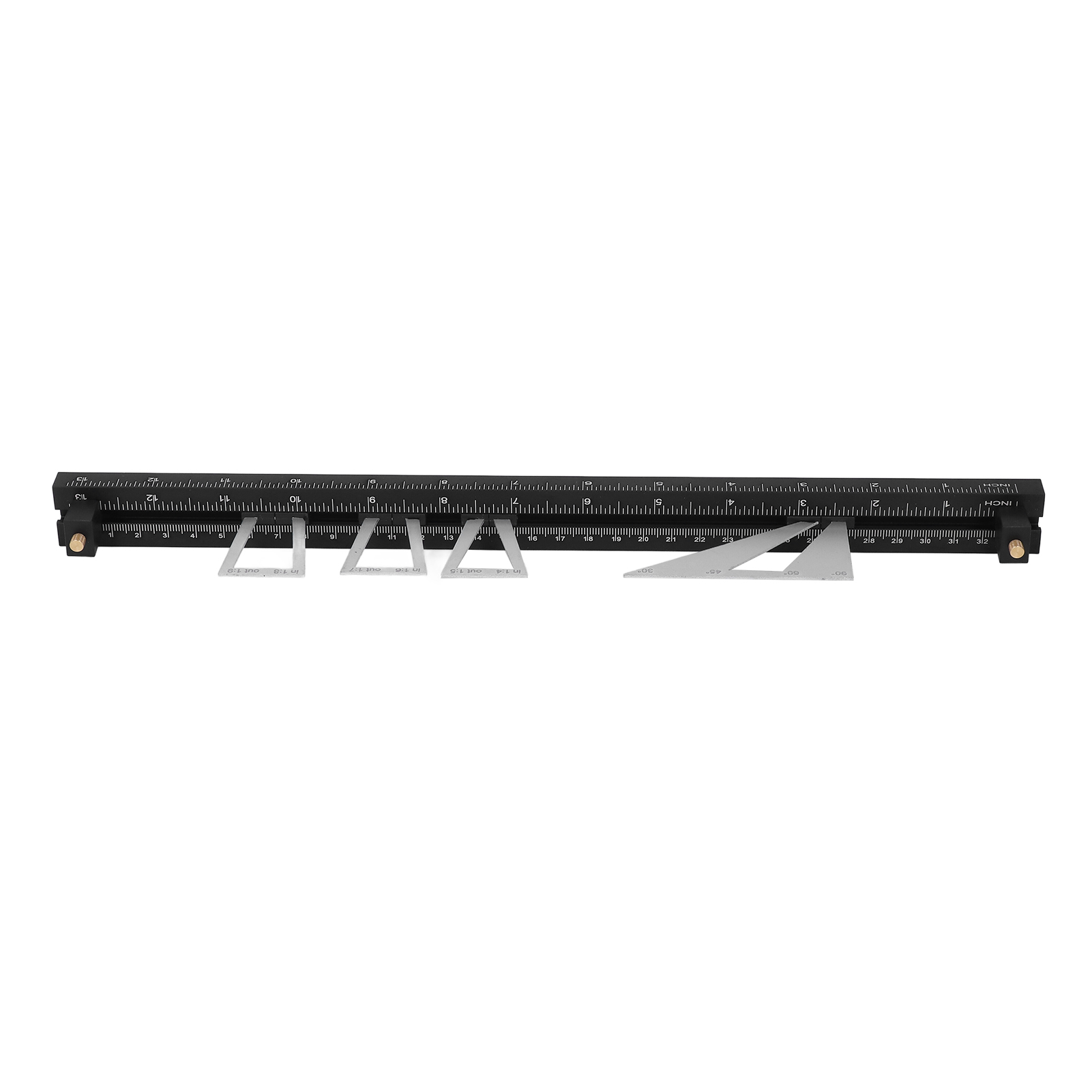 Anreißlehre-set Aus Aluminiumlegierung Für Schwalbenschwanzverbindungen (maßstab 1:4, 1:5, 1:6, 1:7, 1:8, 1:9) – Bewegliche Anreißlehre Für Holzbearbeitungsprojekte