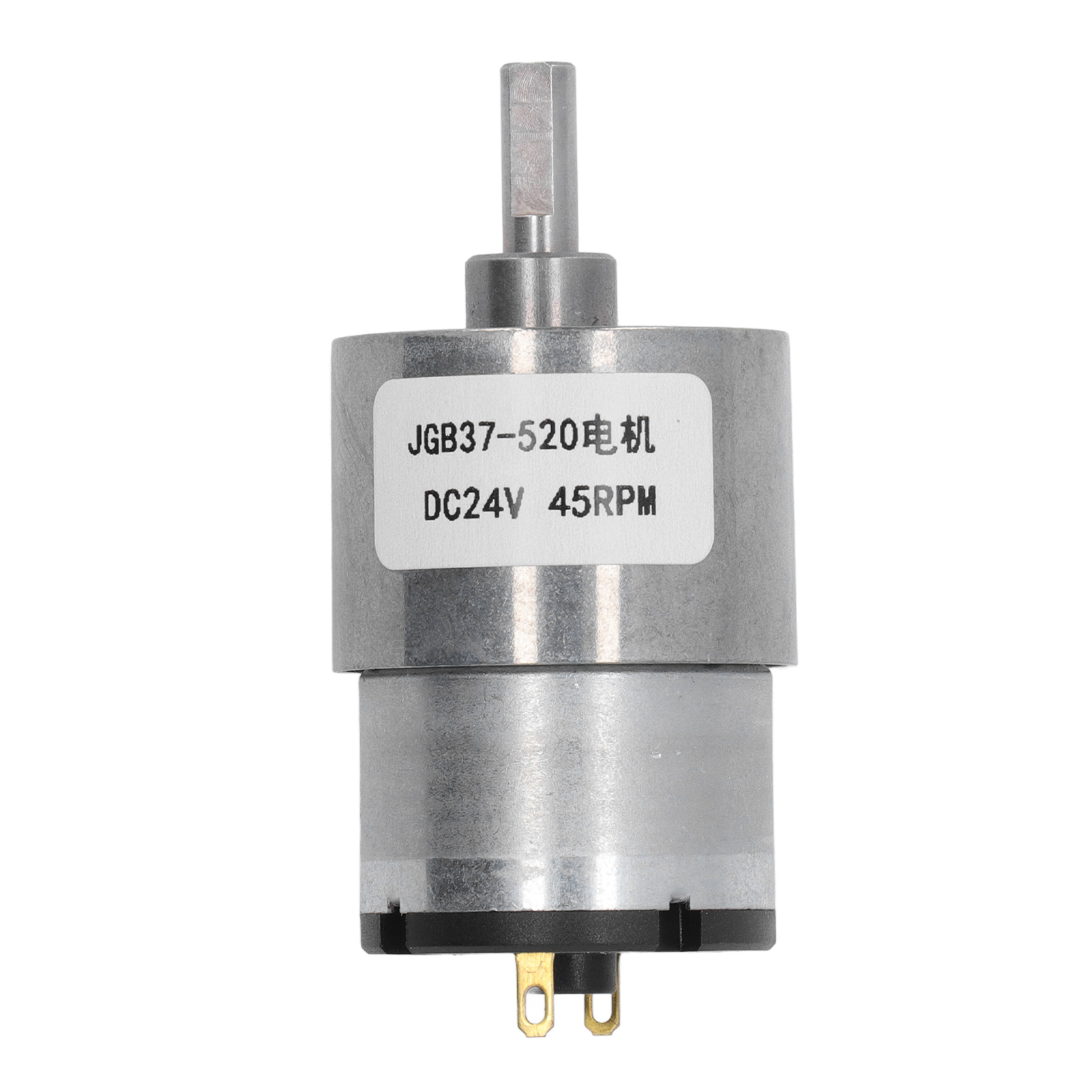 Selbsthemmender Schneckengetriebemotor, Hochdrehende Messingspule, Drehzahlreduzierung, 24-v-gleichstrommotor, 45 U/min
