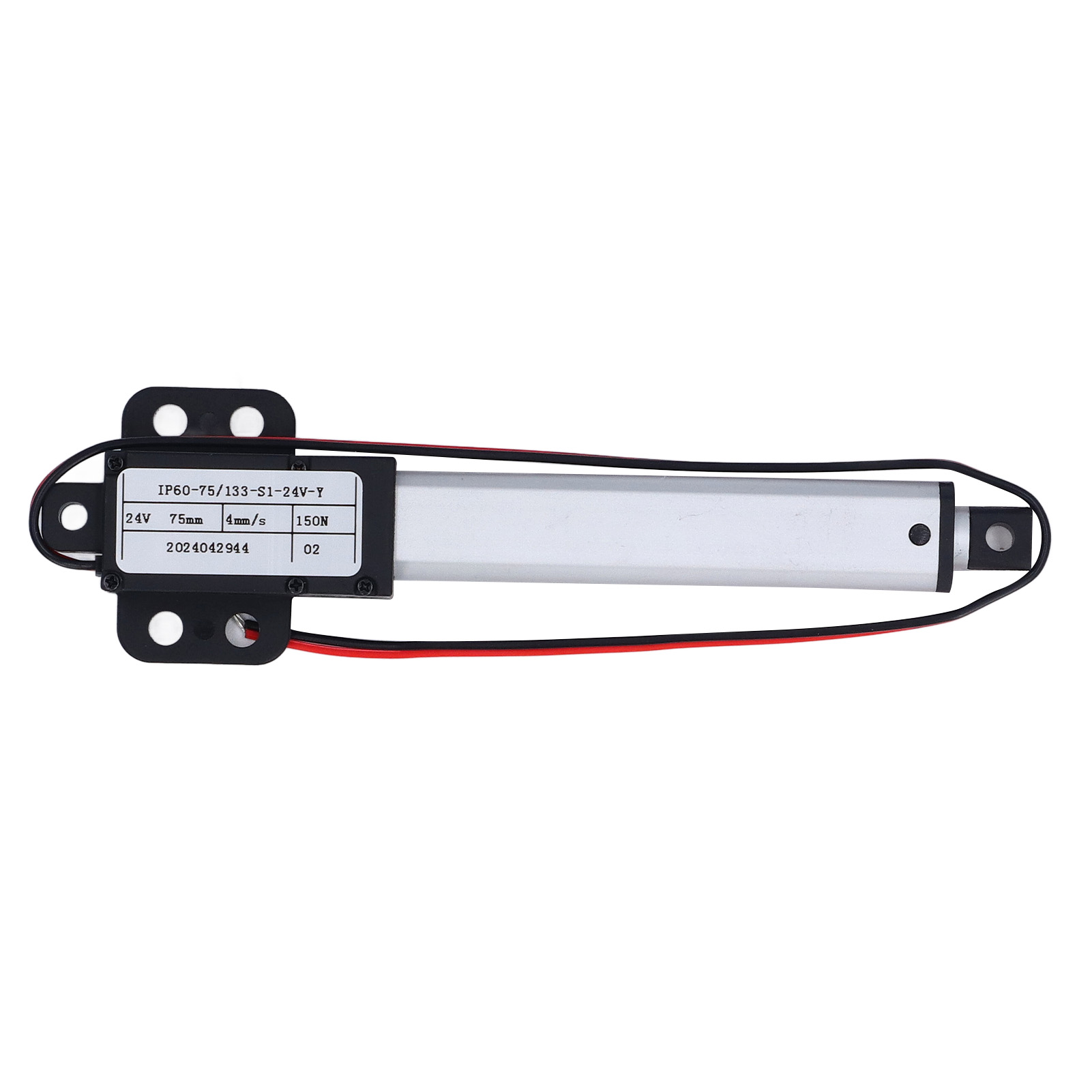Mini-teleskop-linearantrieb Mit Niedriger Drehzahl, 150 N, 75 Mm Hub, 24 V Dc, 4 Mm/s, Für Roboter