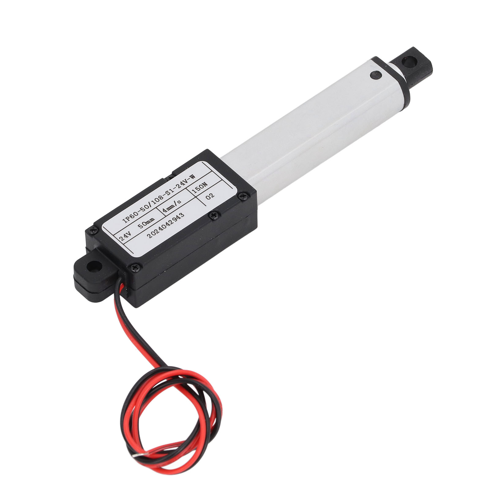 Miniatur-elektrischer Teleskop-linearantrieb, 150 N, 50 Mm Hub, 24 V Dc, 4 Mm/s Geschwindigkeit, Für Fensteröffner Oder Glasheber.