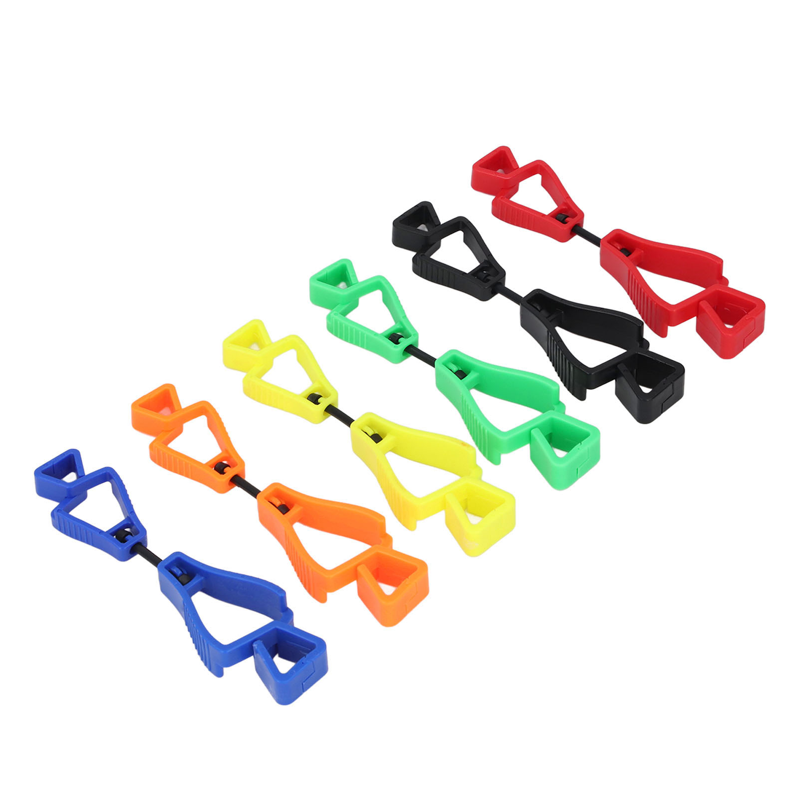 Set Mit 6 Multifunktionalen Handschuhclips Aus Pom-kunststoff, Mit Gürtelclip, Für Bauarbeiten Und Outdoor-sportarten