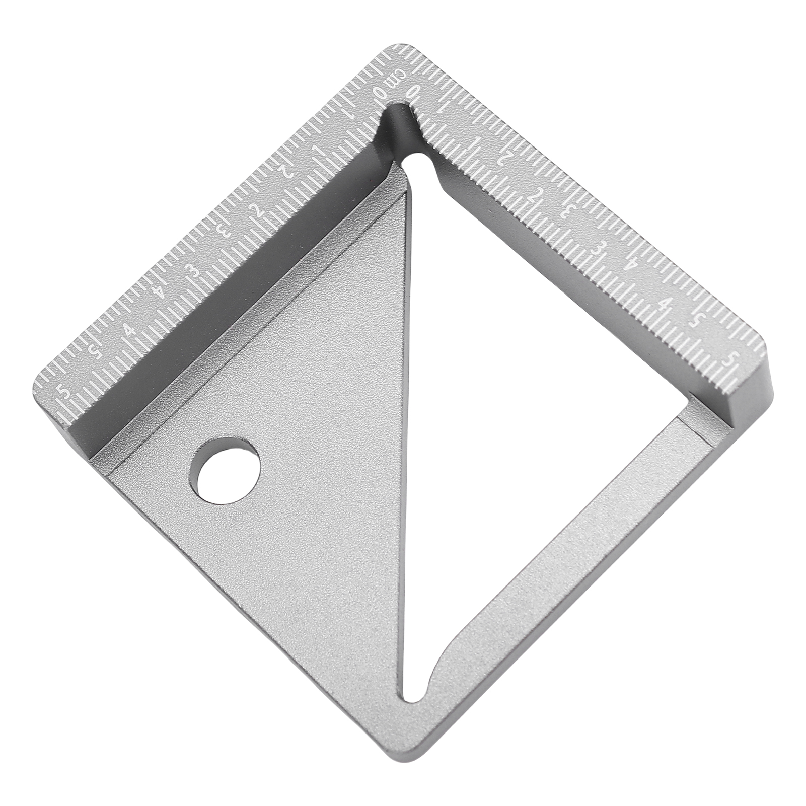 Messlineal Aus Aluminiumlegierung Für Holzbearbeitung: Misst Höhe, Breite Und Durchmesser, Linien- Und Winkelmarkierung, Multifunktionslineal
