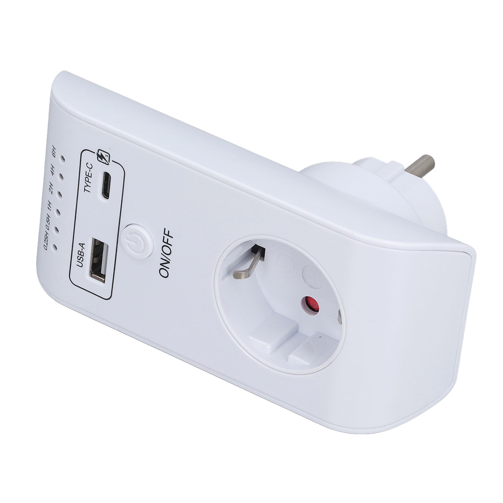 Usb-typ-c-reisenetzteil Mit Countdown-timer Und Intelligenter Zeitschaltuhr, 16 A, 3680 W