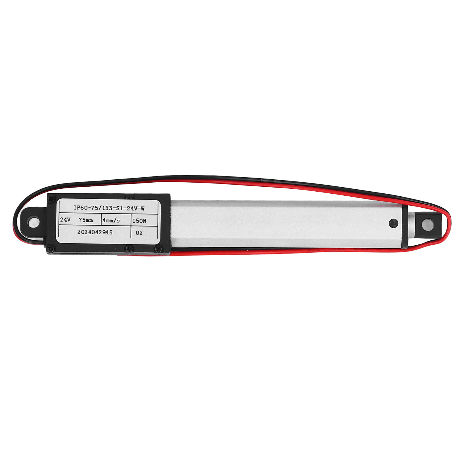 Miniatur-elektrischer Teleskop-linearantrieb, 150 N, 76 Mm (3 Zoll) Hub, 24 V Dc, 4 Mm/s Geschwindigkeit, Für Fensteröffner Oder Fensterheber.