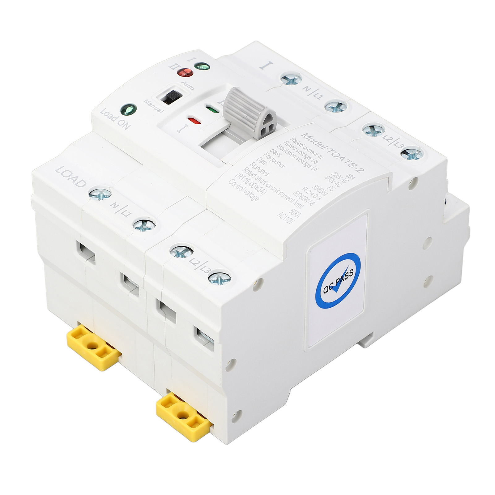 Automatischer 4p 63a Dual-power-umschalter Für 110v-notstromaggregat Für Privathaushalte