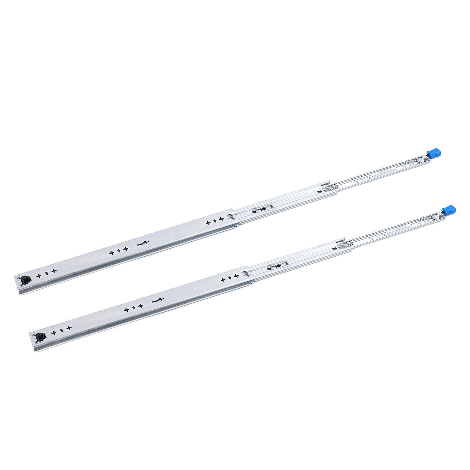 Set Aus 2 50,8 Cm (20 Zoll) Langen Auszügen Mit Verriegelung, Vollauszug Und Kugellager, Robust, Für Schubladen, Wohnmobile Und Lkws (breite: 53 Mm).