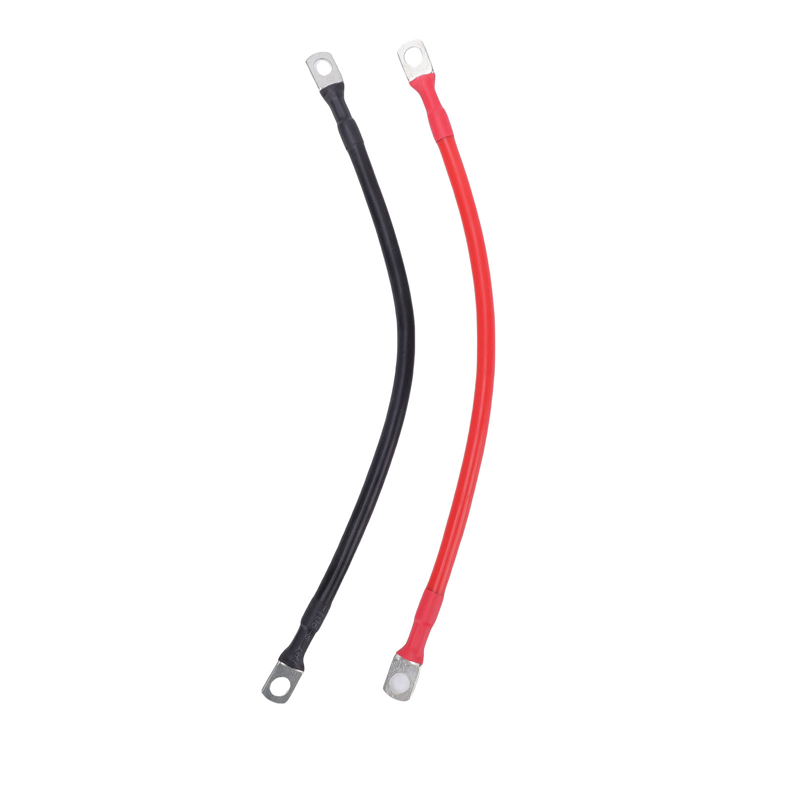 6awg Batteriekabel, 45,7 Cm (18 Zoll) Wechselrichterkabel Mit 7,9 Mm (0,31 Zoll) Verzinnten Kupferösen Für Solar-, Schiffs-, Wohnmobil-, Auto- Und Motorradanwendungen, Beständig Gegen Eine Temperatur