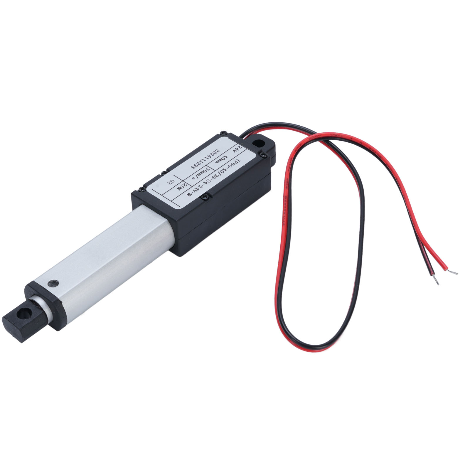 Miniaturisierter Elektrischer Linearantrieb Für Einen Robotischen Liegestuhl, 40 Mm Hub, 20 N Schubkraft, 30 Mm/s Geschwindigkeit
