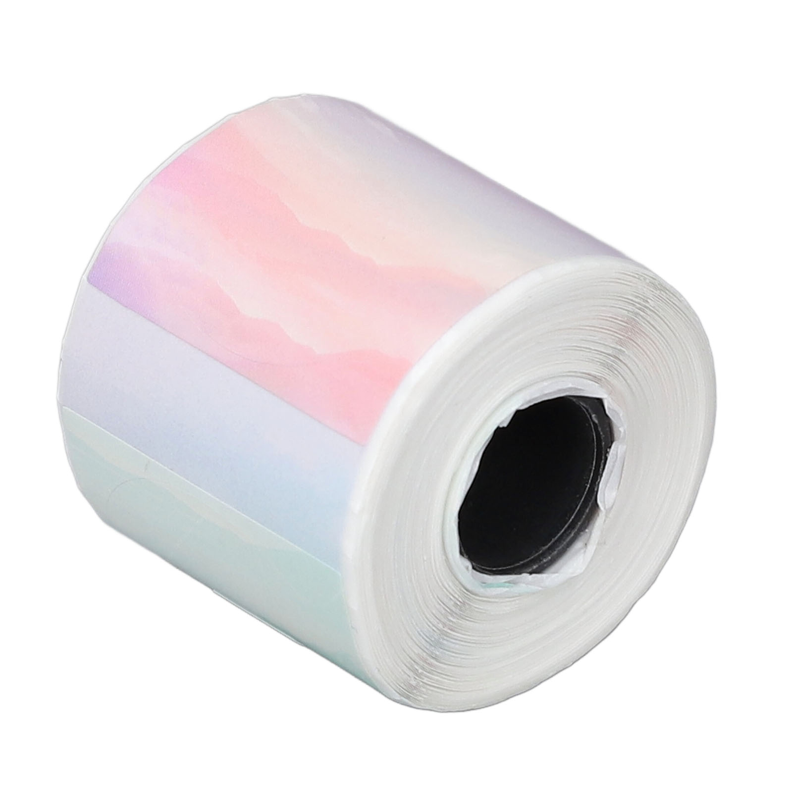 Rundes, Thermochromes Selbstklebeetikett 30 X 30 Mm, Tragbar Und Selbstklebend, Für Kleinunternehmen, Farbig.
