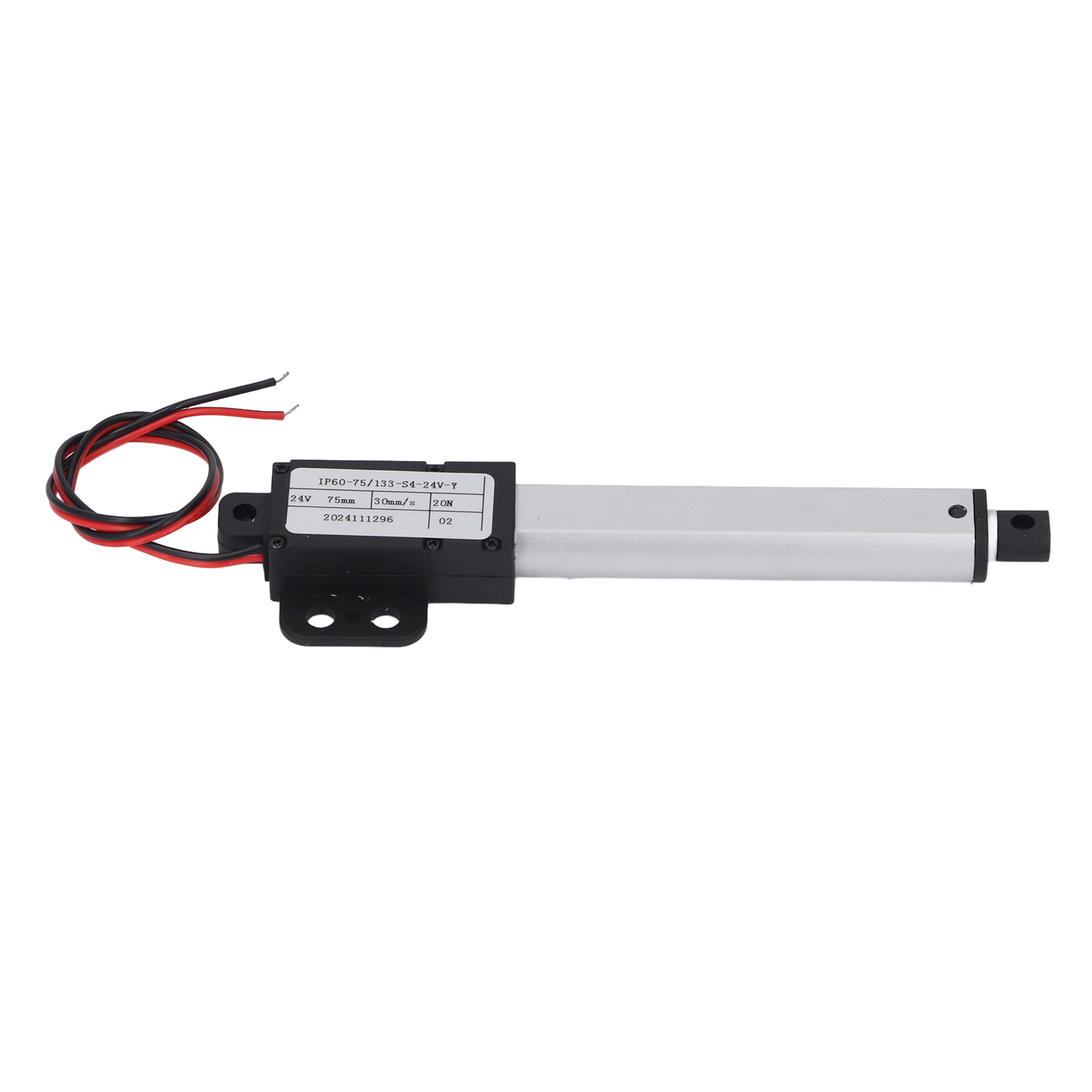 24-v-gleichstrom-mini-linearantrieb Mit Flügeln, Automatischer Teleskopierbarer Elektrischer Linearantrieb, 20 N Schubkraft, 75 Mm Hub, 30 Mm/s Geschwindigkeit