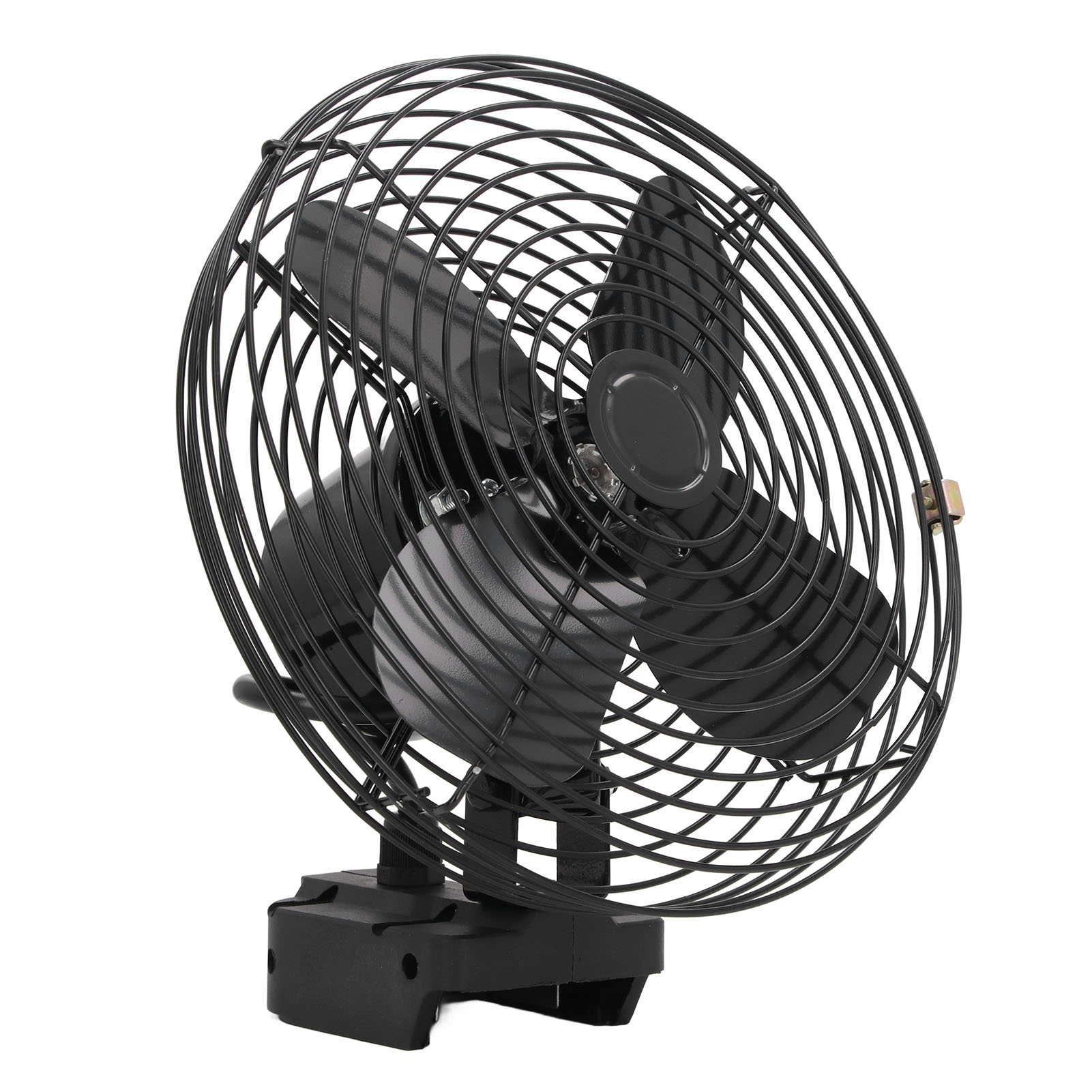 Mini-tischventilator (20 Cm), Batteriebetrieben, Ideal Für Camping, Büro Und Reisen Im Freien.
