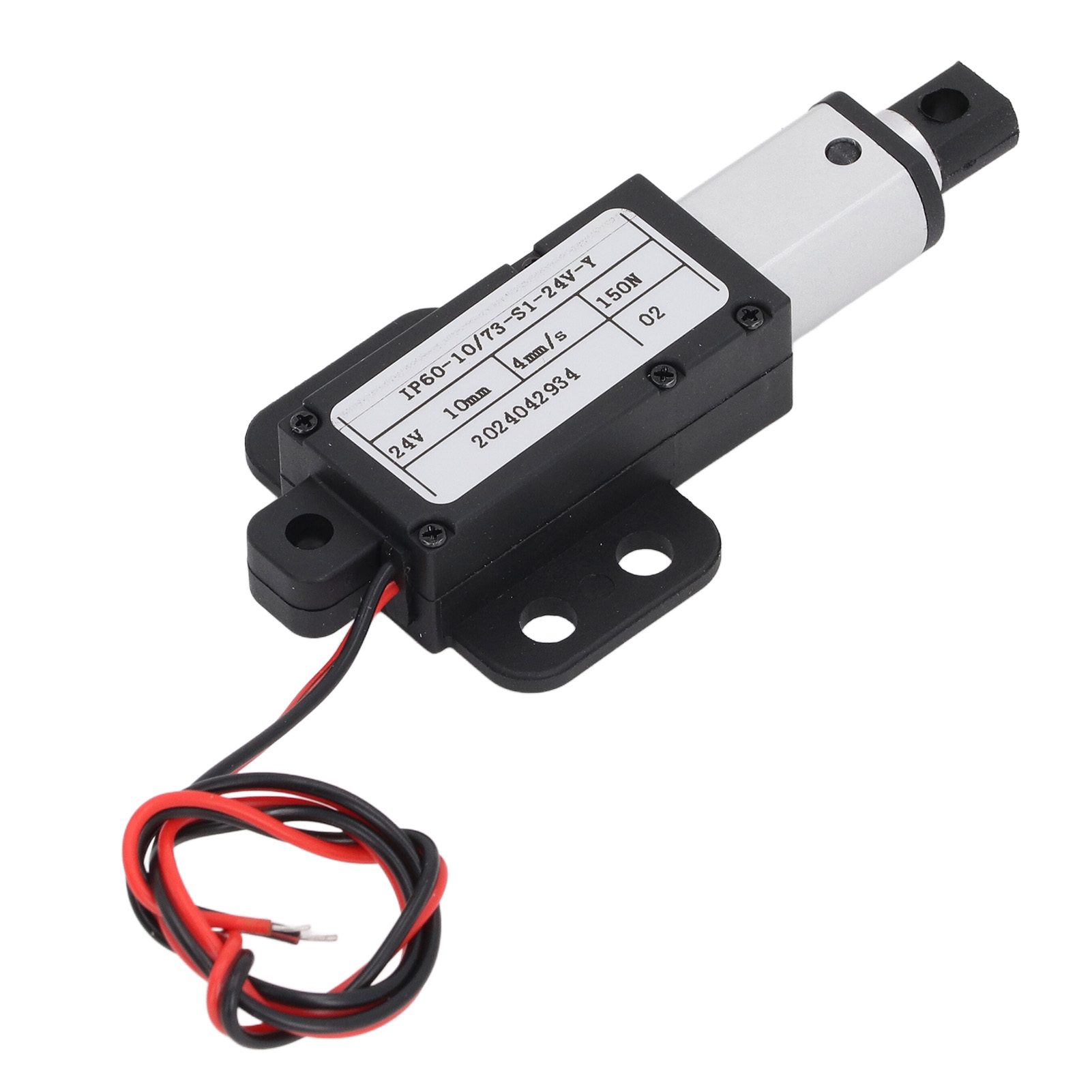Mikro-linearantrieb, 4 Mm/s, 150 N Schubkraft, 10 Mm Hub, Wasserdicht (ipx4), Für Sofa, Roboter, Fernseher, Tisch, Fenster, 24 V Gleichstromversorgung