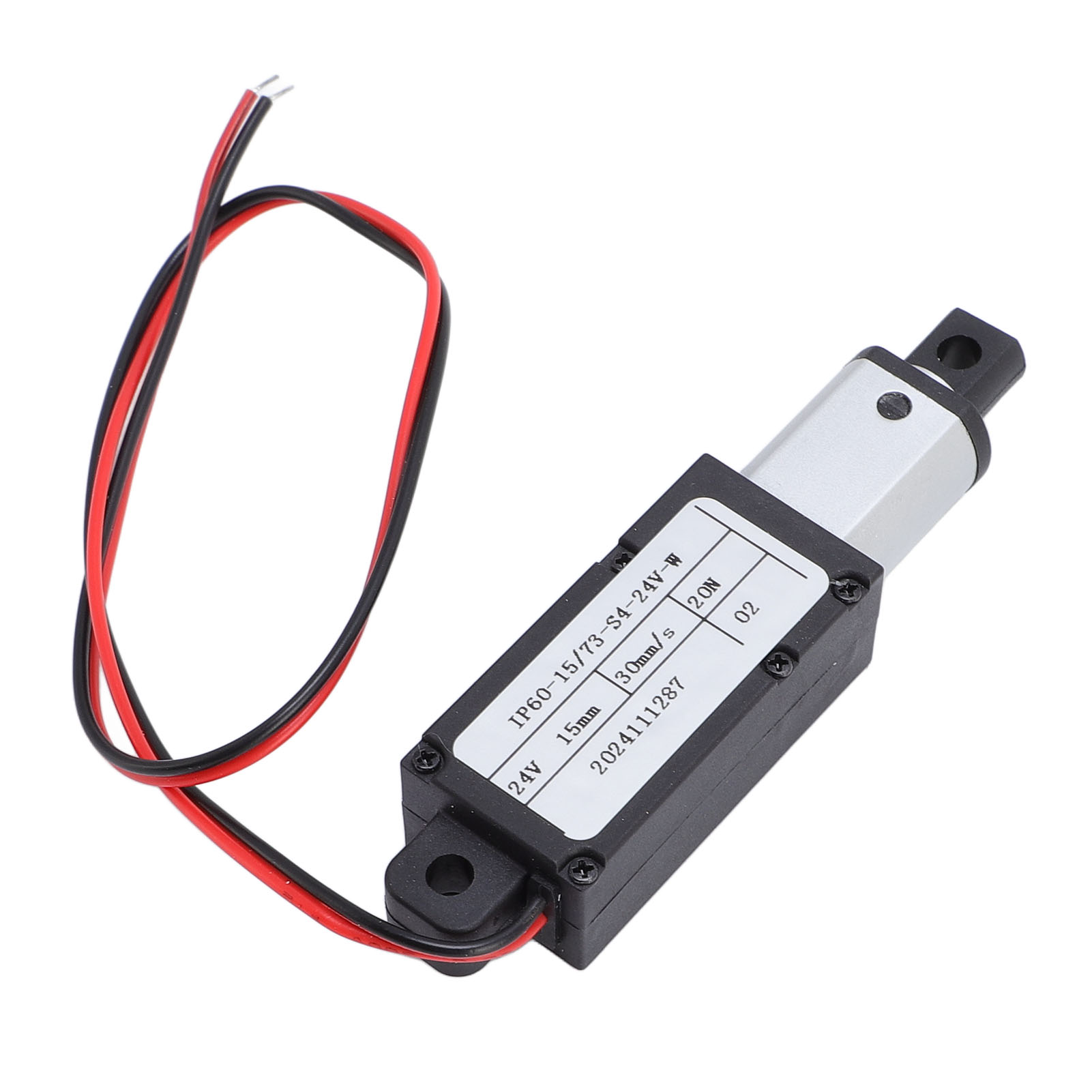 Elektrischer Mini-linearantrieb, 15 Mm Hub, 20 N Kraft, 24 V Dc, 30 Mm/s Geschwindigkeit, Für Haushaltsgeräte, Automobile, Industrie, Wohnmobile, Sofas Und Roboter.