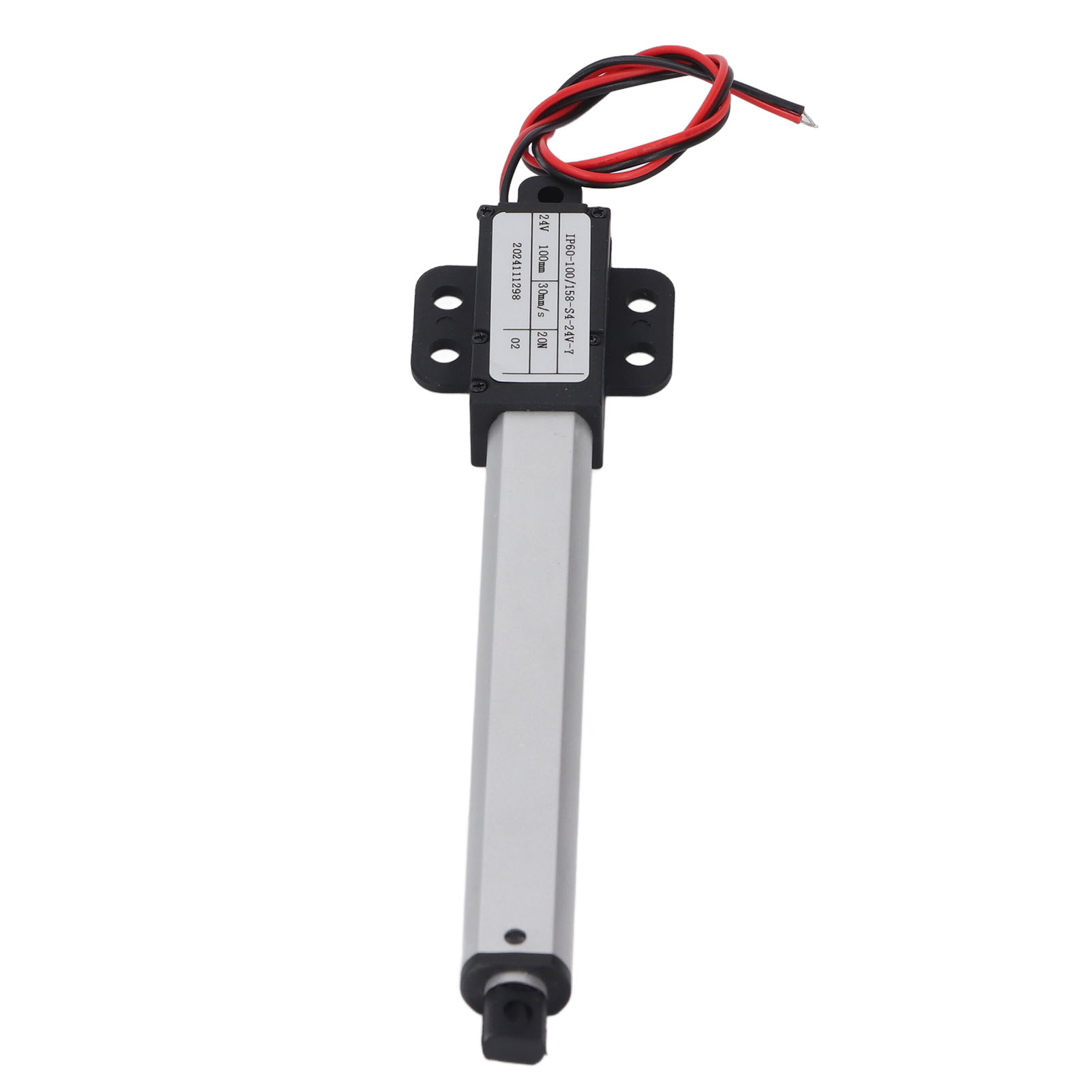 Miniatur-linearantrieb, 100 Mm Hub, 20 N Schubkraft, Automatisch Teleskopierbar, 24 V Ac Elektrischer Miniatur-linearantrieb