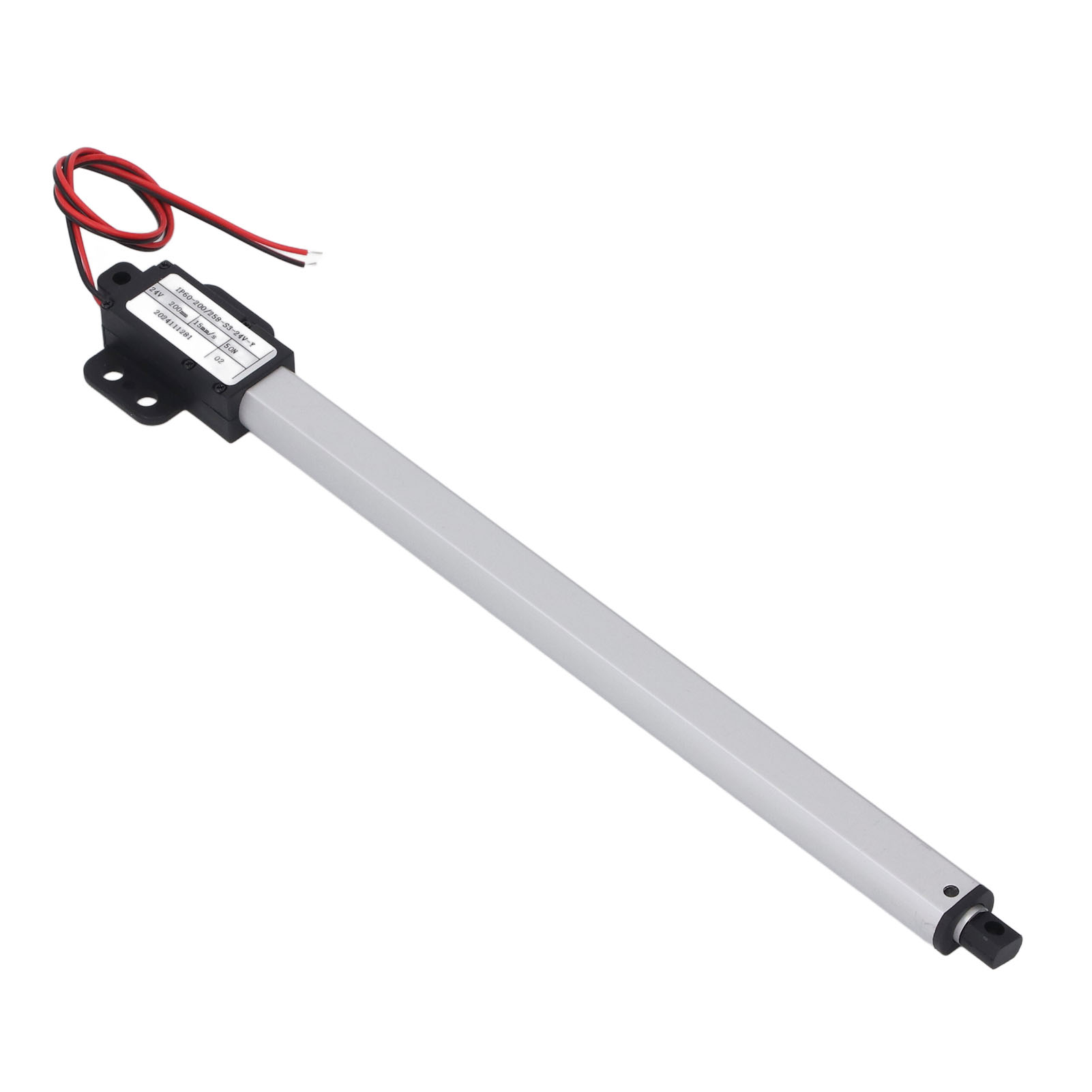 Elektrischer Linearantrieb, 200 Mm Hub, 15 Mm/s Geschwindigkeit, 50 N Kraft, Mini-linearantrieb Für Robotik Und Möbelbau, 24 V Dc