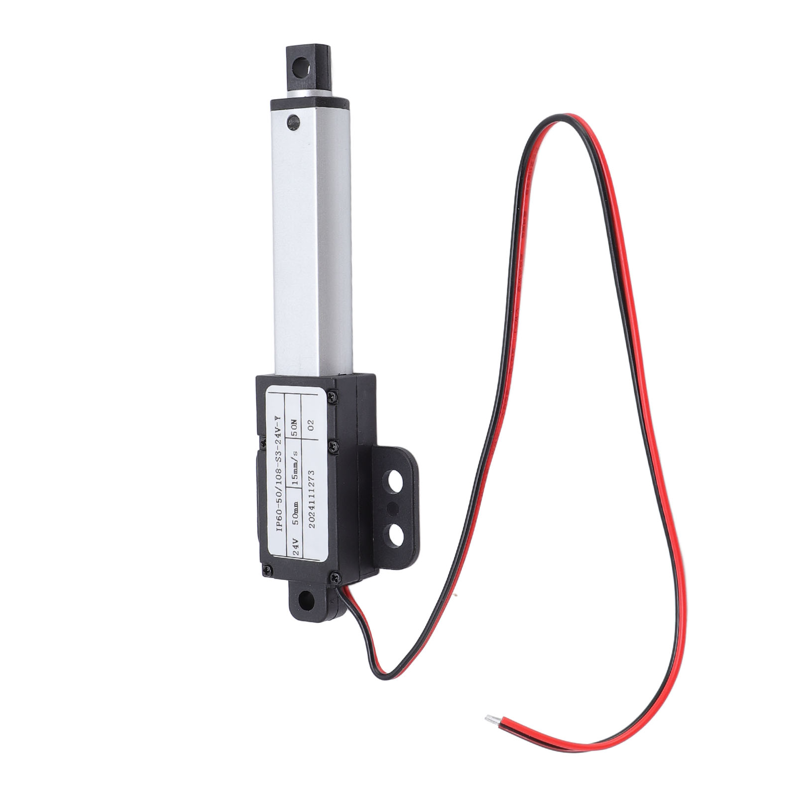 Elektrischer Mini-linearantrieb, 50 Mm Hub, 50 N Schubkraft, 15 Mm/s Geschwindigkeit. Kleiner Linearantrieb Für Wohnmobile, Sofas, Roboter Und Tv-möbel.