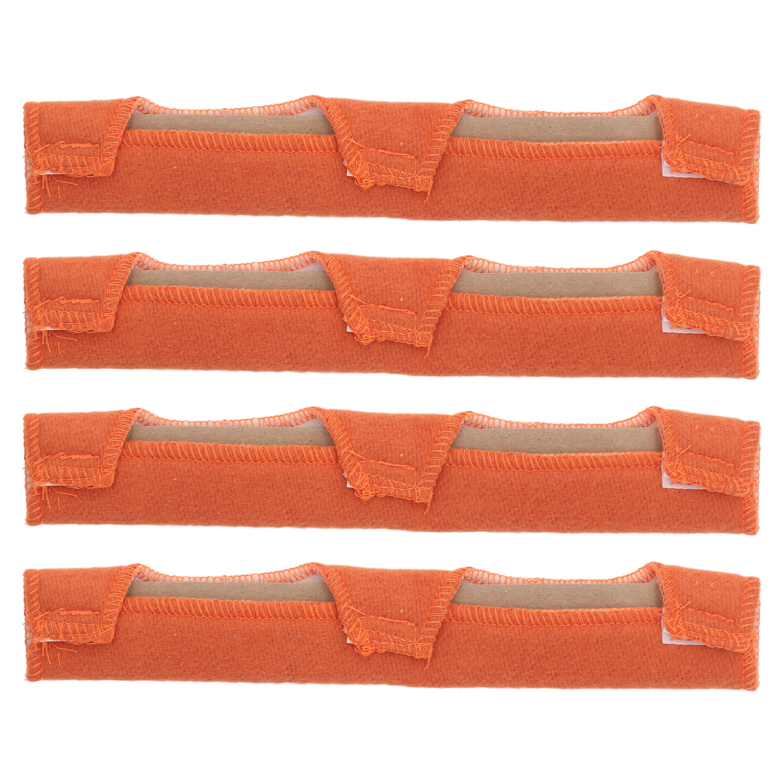 Set Mit 4 Waschbaren Baumwoll-schweißbändern Für Schweißhelme, Orangefarbenes Zubehör