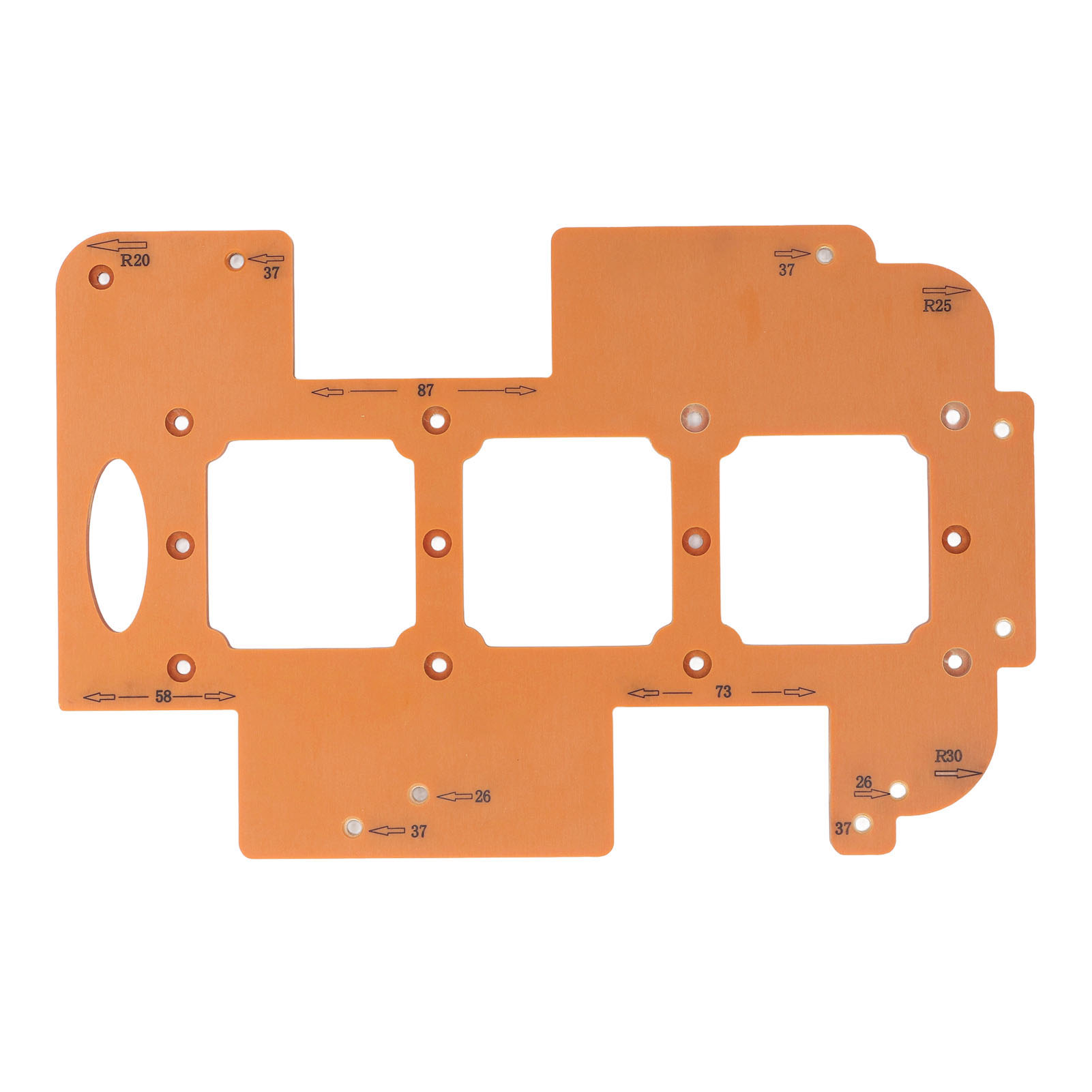 3-in-1 Winkelschneidvorrichtung Für Die Holzbearbeitung, Verschiedene Größen, Für Den Möbelbau, Die Oberflächenbehandlung Und Das Nuten Von Schränken (7 X 7 Cm).