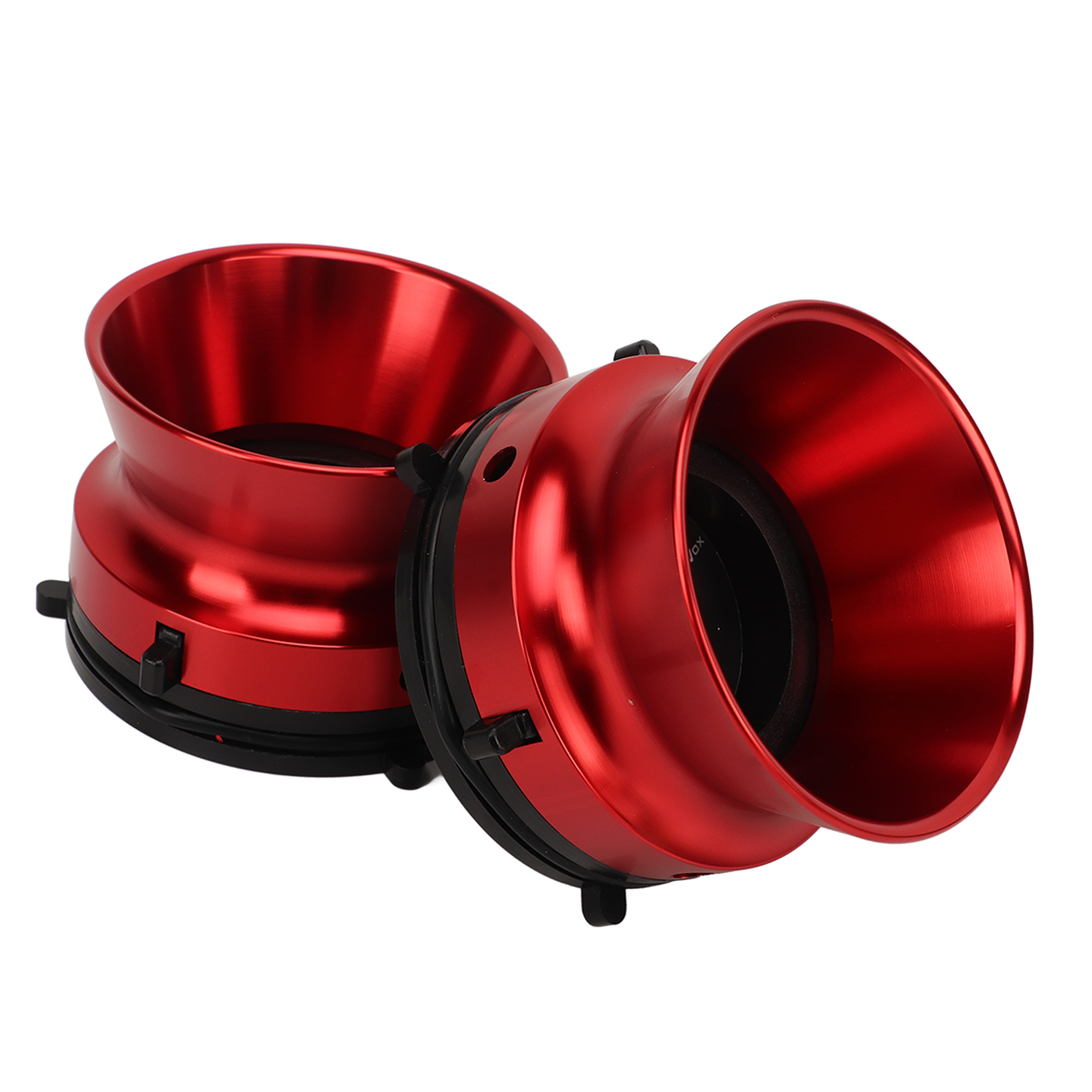 1 Paar Nab Hub-adapter Aus Polierter Aluminiumlegierung, 25 Cm (10 Zoll) Universal-dosenöffner, Rot