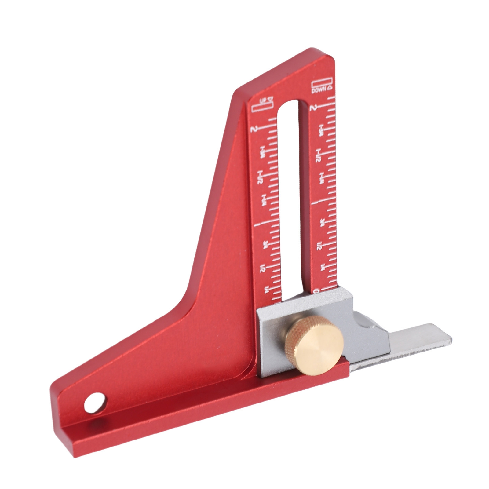 Höhenmesser Für Kreissägen, Zoll-messlineal, Höhenmessgerät Für Heimwerkerarbeiten Mit Magnet, 0-2 Zoll