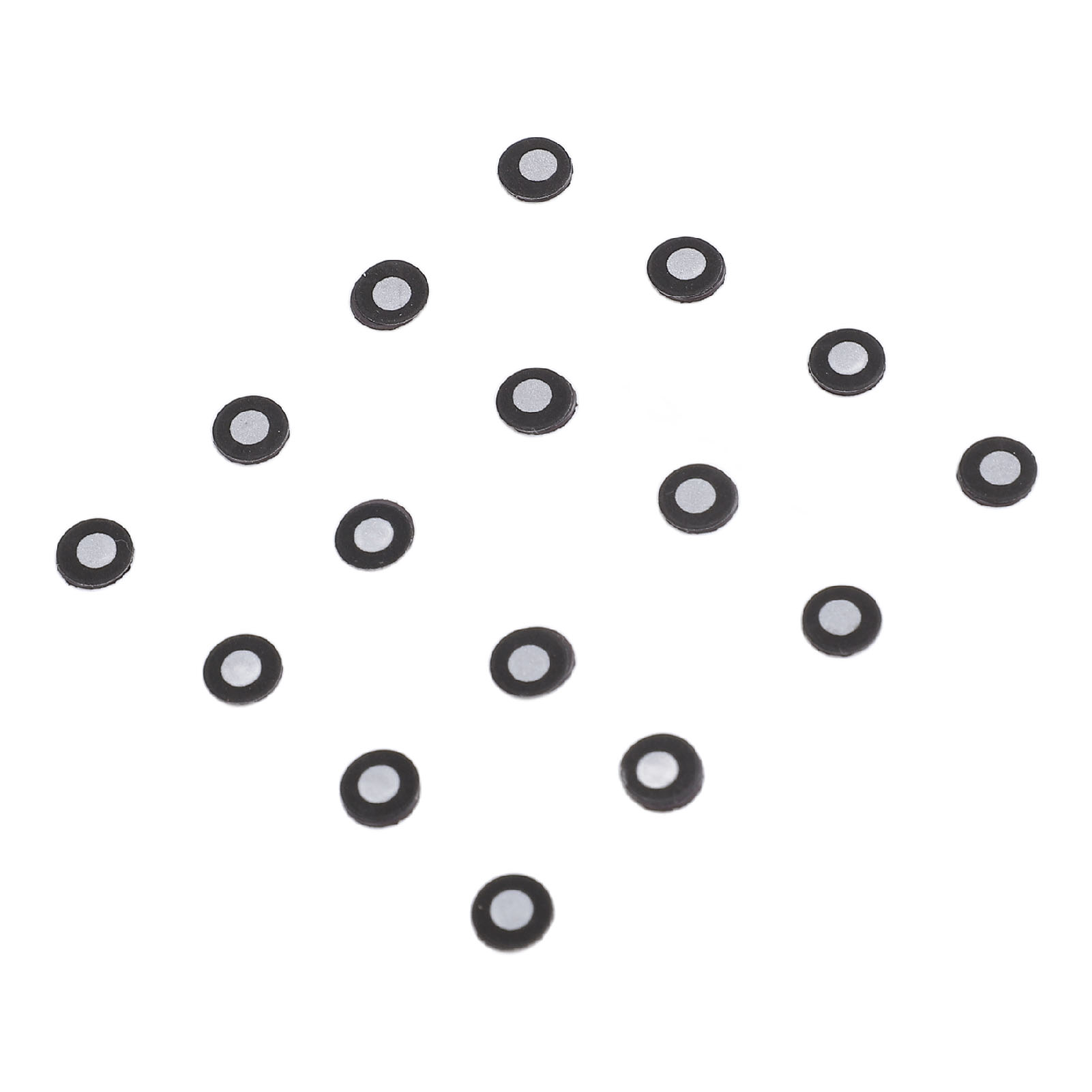 150 Magnetische 3d-scanmarker, Positionierungsziele, Hochreflektierende Referenzpunkte, Innendurchmesser 3 Mm, Außendurchmesser 6 Mm.