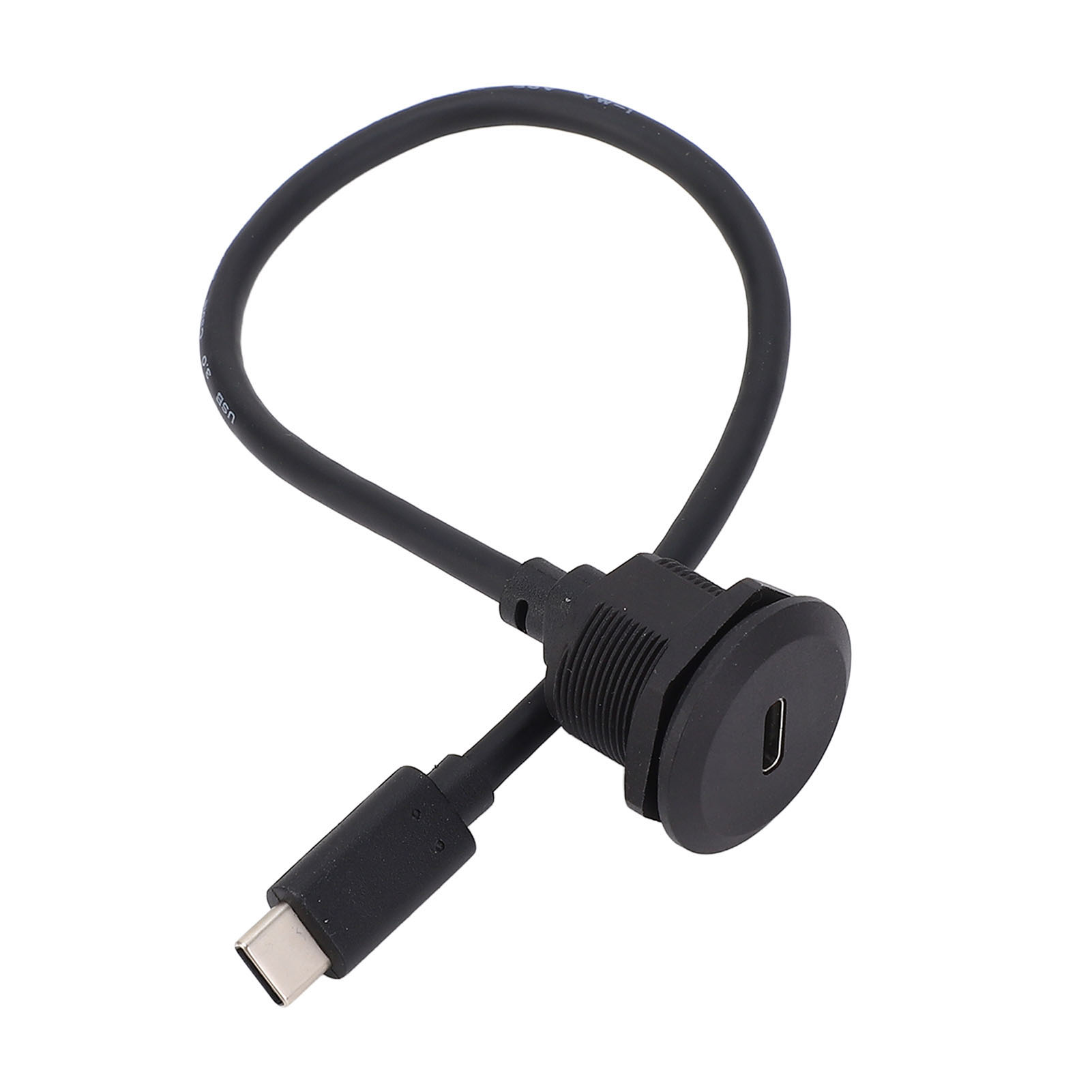 Gbit/s Typ C 3.0 Stecker Auf Buchse Einbau-verlängerungskabel, 20 V 3 A Unterputzadapter