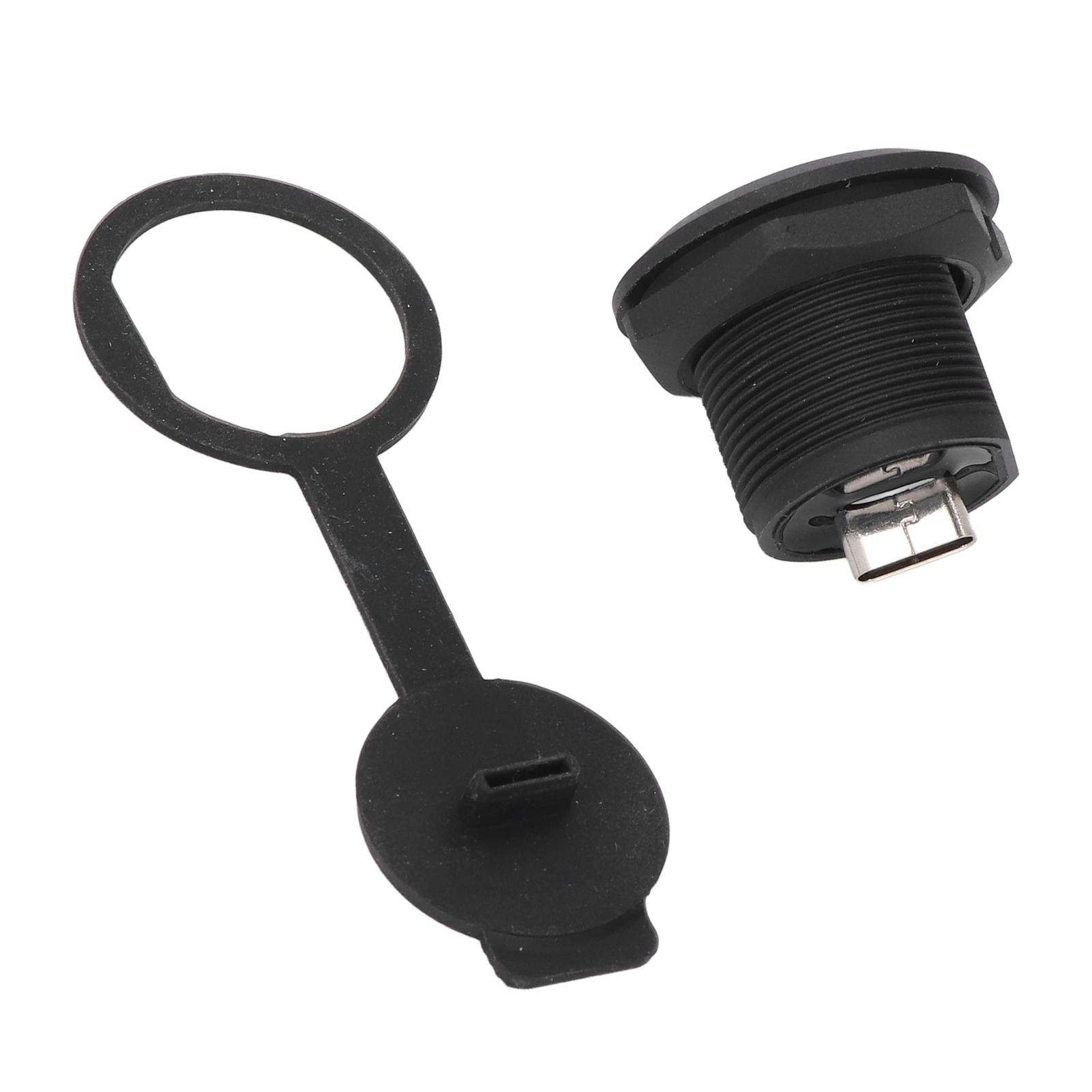 Wasserdichter Usb-c 3.1-einbaustecker (weiblich) Mit Staubschutzkappe