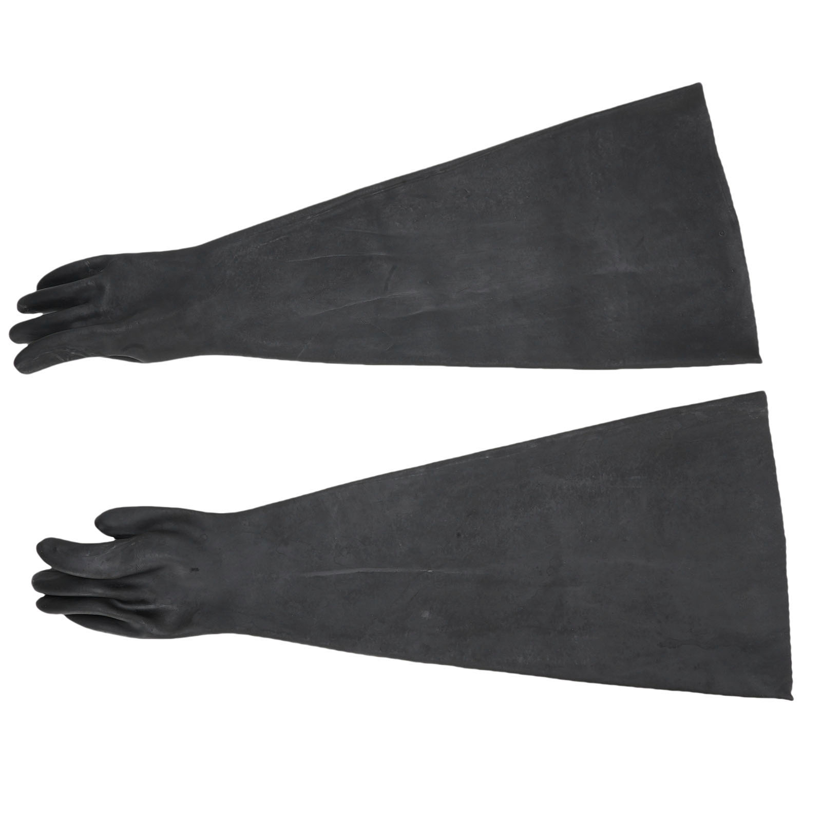 Paar Robuste, Verschleißfeste Sandstrahlhandschuhe, 82 Cm (32,28 Zoll), Aus Latex, Für Sandstrahlkabinen, Für Sichere Anwendung.