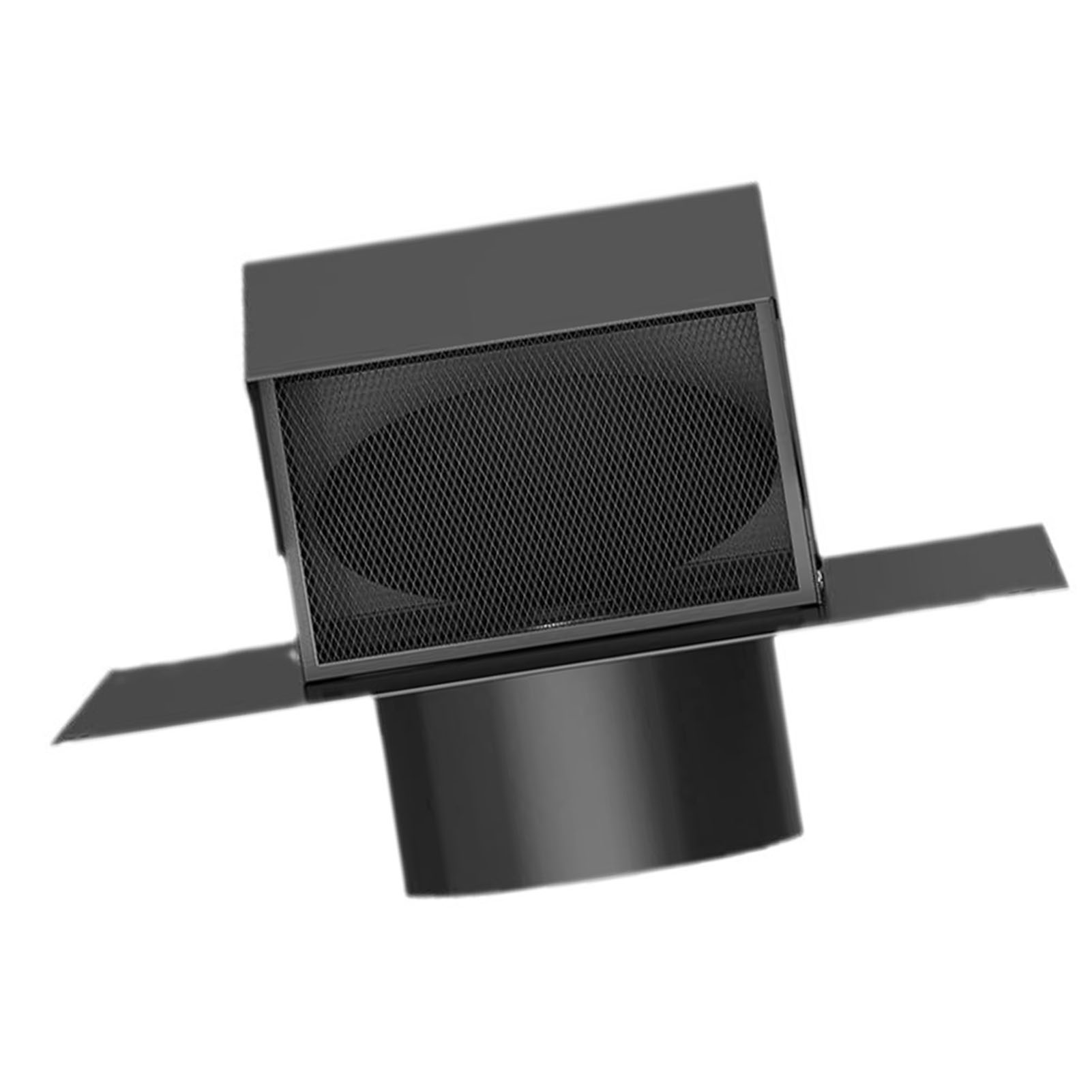 Abnehmbare, Multifunktionale Dachlüfterkappe Aus Stahl, 10 Cm (4 Zoll) Für Küche Und Bad