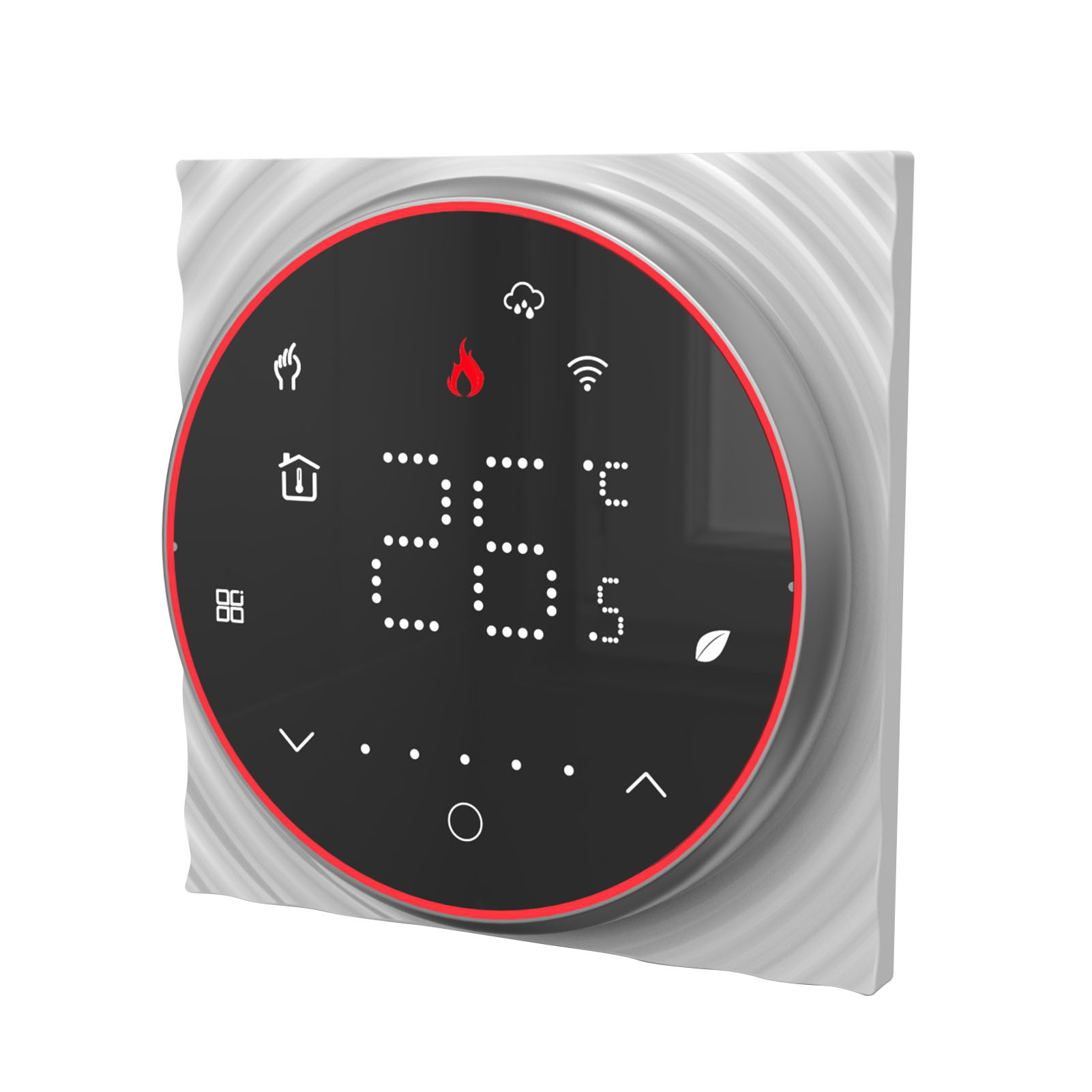 Digitales 5a-thermostat Für Zuhause, Präzises Led-display, Smart-wlan, 95–240 V, Schwarz