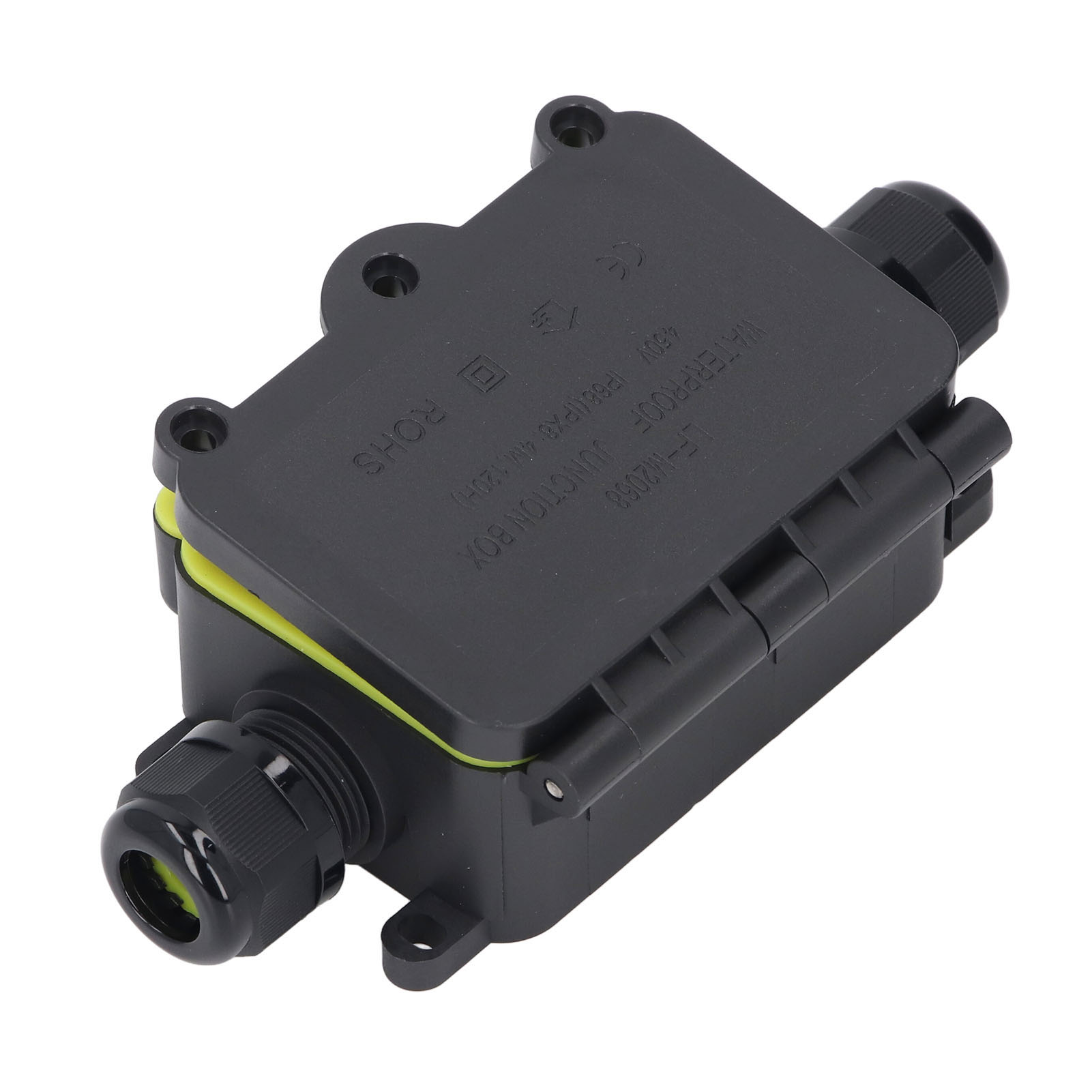 Ip68 Wasserdichte 2-wege-anschlussdose Aus Pa66-kunststoff Für 450-v-led-außenbeleuchtung