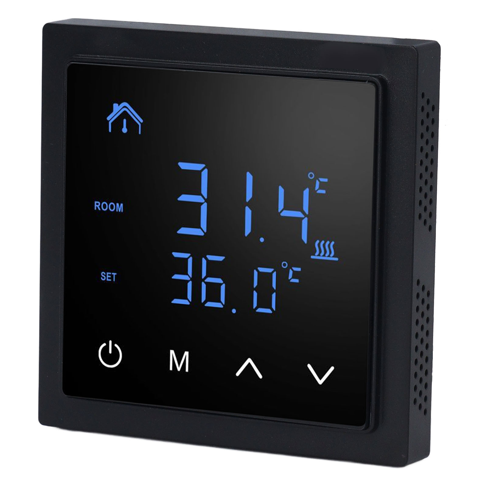 Elektrischer Fußbodenheizungsthermostat Mit Led-anzeige, Hoher Präzision, Schutz Vor Fehlanschlüssen, 16a Ac 85v-250v Temperaturregler