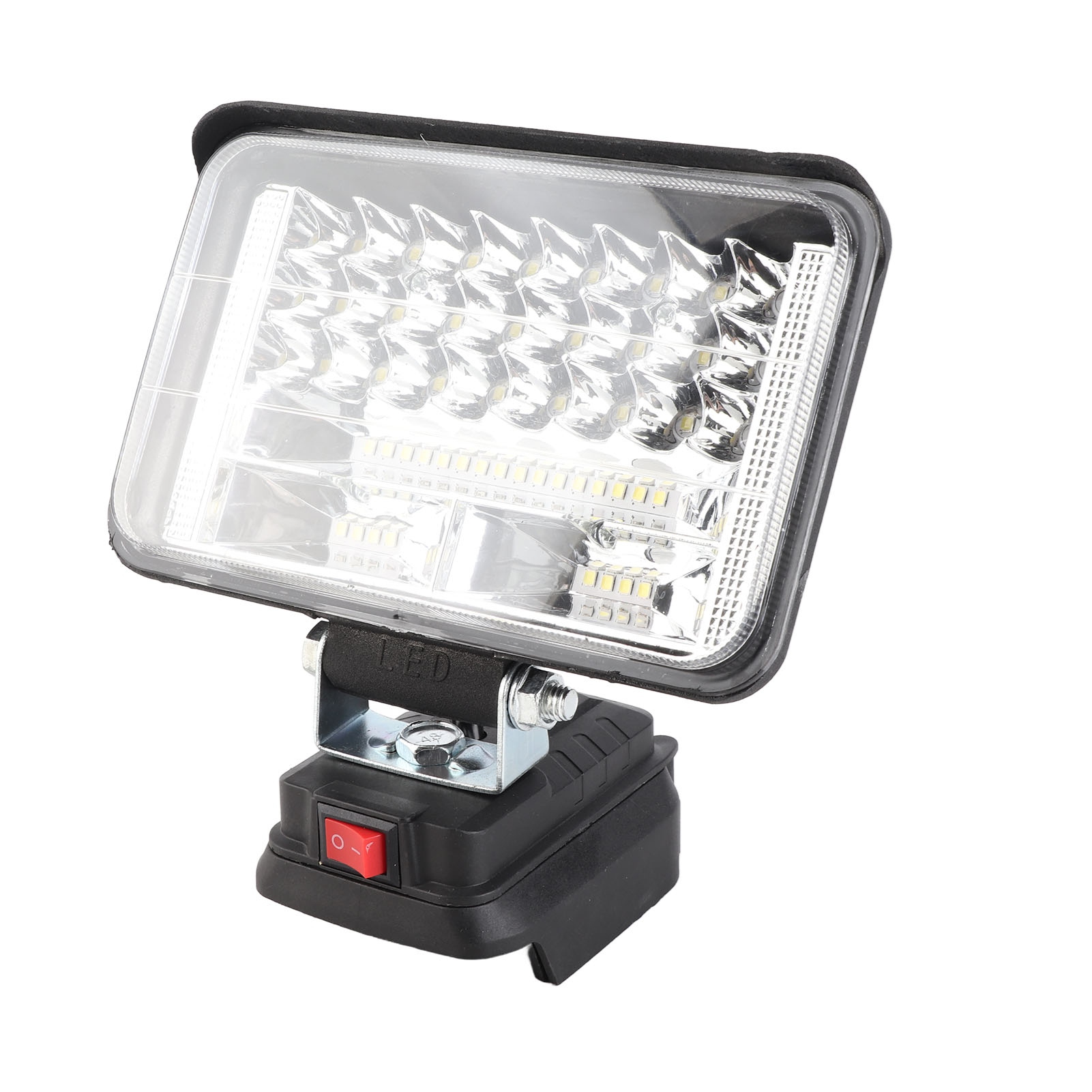 Tragbare, Multifunktionale Led-arbeitsleuchte Mit Zwei Usb-ladeanschlüssen Für Den Außeneinsatz, Kompatibel Mit Den Modellen Bl1815, Bl1830, Bl1840 Und Bl1860