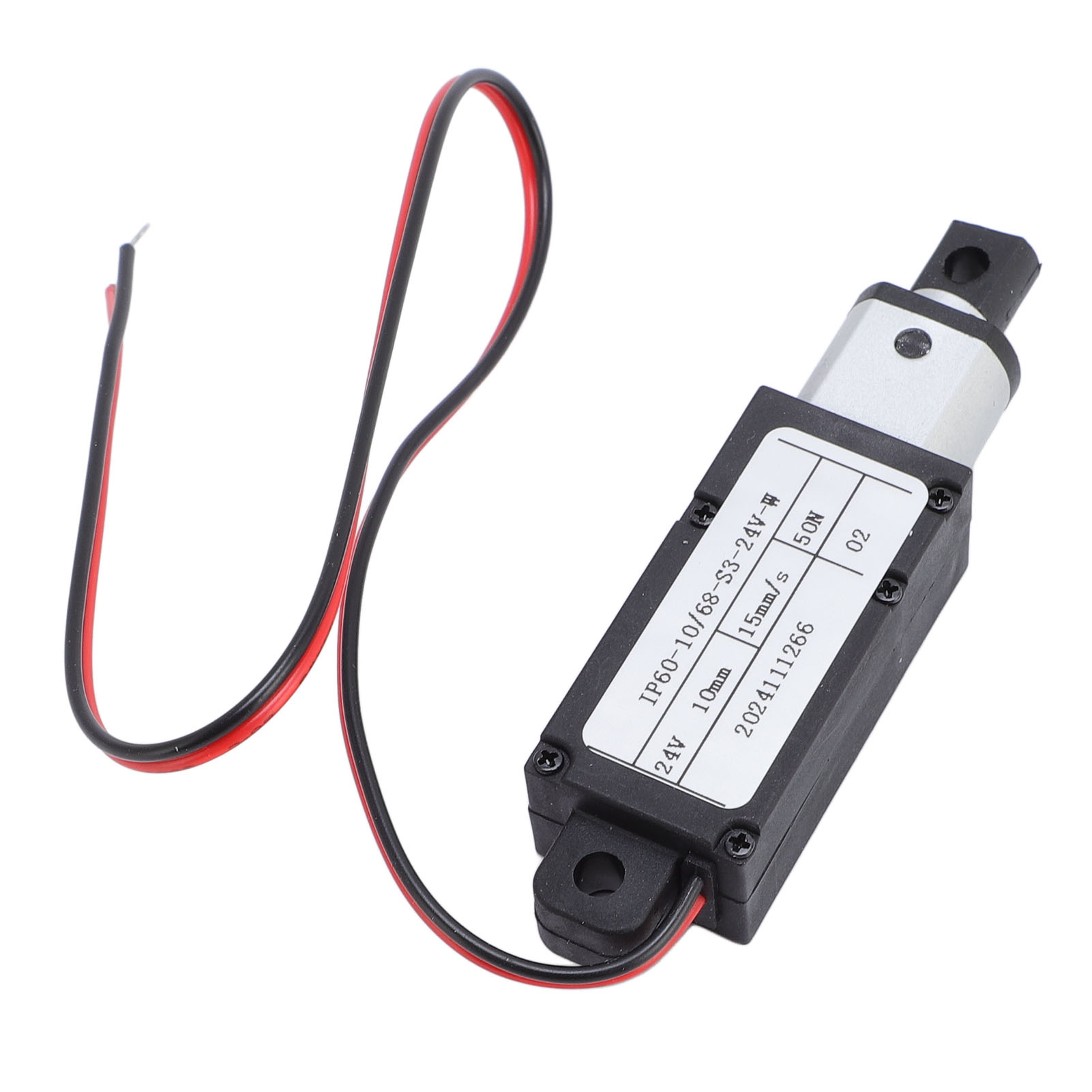 Elektrischer Mini-linearantrieb, 10 Mm Hub, 50 N Schubkraft, 15 Mm/s Lineare Verfahrgeschwindigkeit, Für Wohnmobil-sofa Oder Roboter.