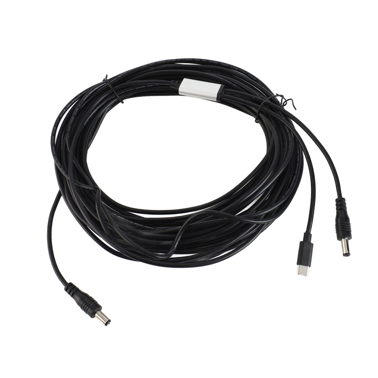 10 M Langes Gleichstromkabel, Stecker-zu-stecker-verbindungen Und Wasserdichter Usb-c-anschluss, Gleichstromverlängerung Für Mini-geräte