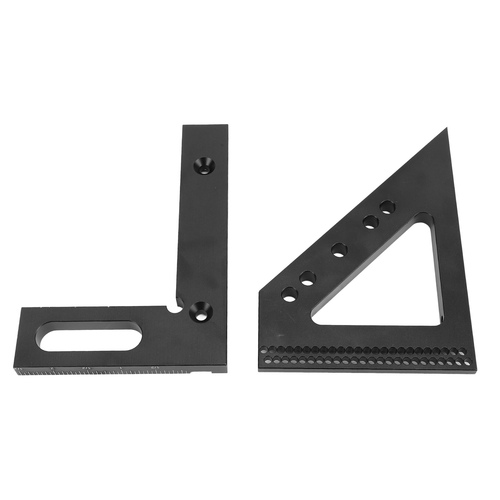 3d-messlineal Aus Aluminiumlegierung Mit 45°/90°-mehrwinkel Für Holzbearbeitung, Winkelmesser, Gehrungslehre, Dreieckszeichnungsschablone