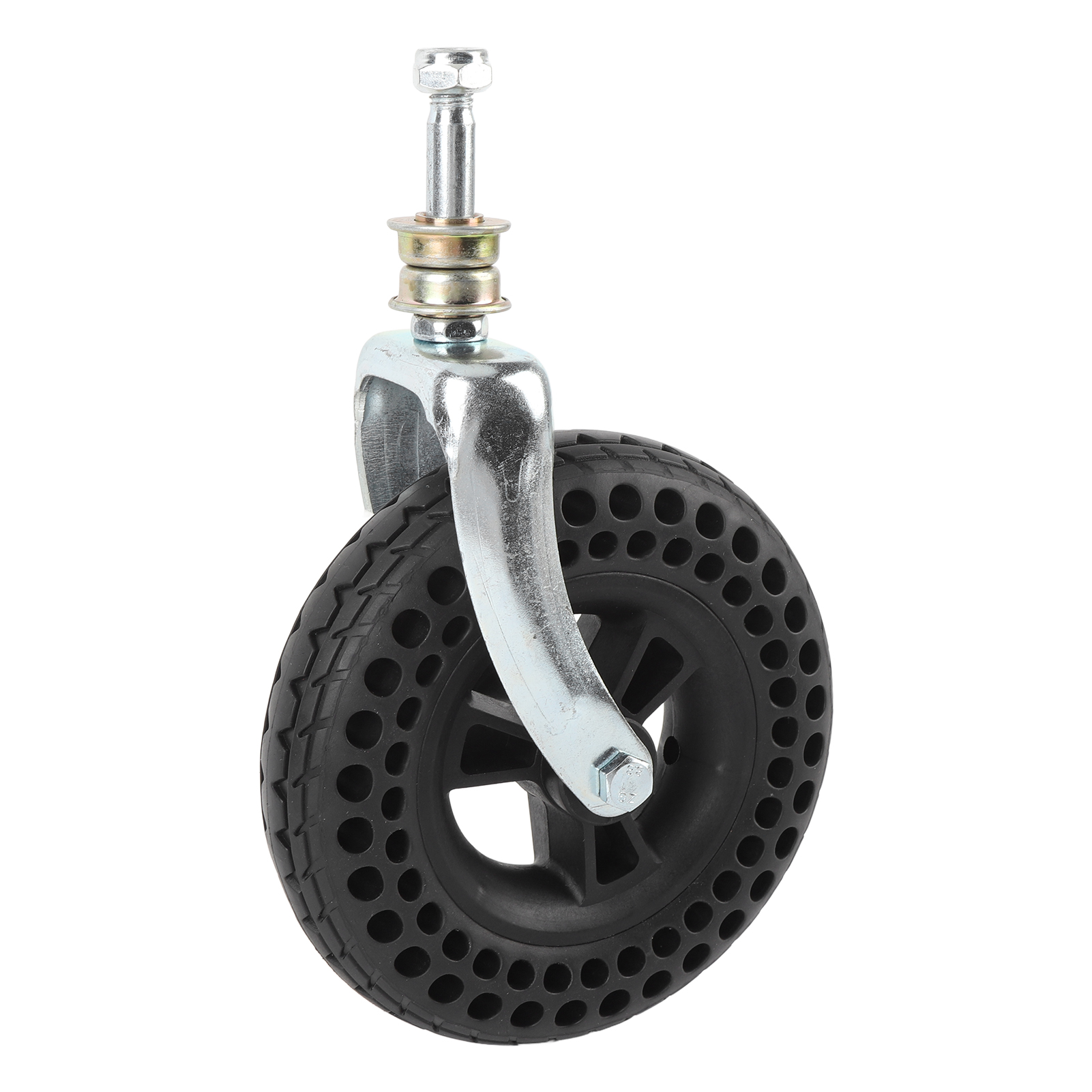 18 Cm (7 Zoll) Großes, Massives Schwenkrad Aus Rutschfestem Tpe-gummi, Wabenstruktur, Für Transportwagen Und Fahrzeuge, Tragfähigkeit 75 Kg