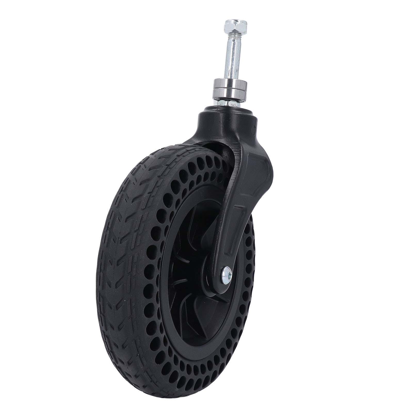8-zoll-universal-antirutschrad Aus Vollgummi (tpe), Ersatzrad Für Transportwagen, Tragfähigkeit 75 Kg