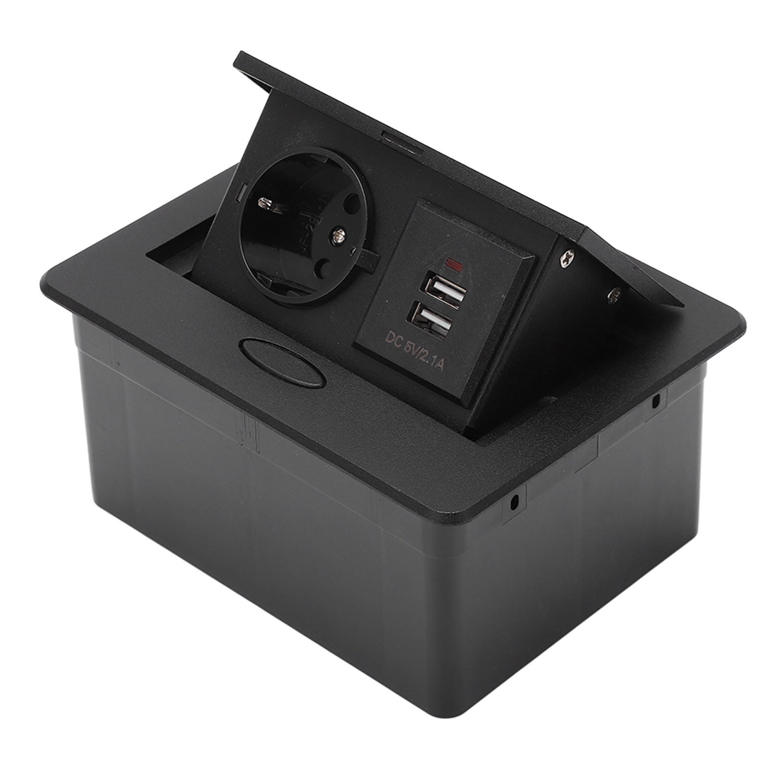 Doppelsteckdosenleiste Mit Zwei Usb-anschlüssen, Wasserdichte Anschlussdose, Standard-tischsteckdose
