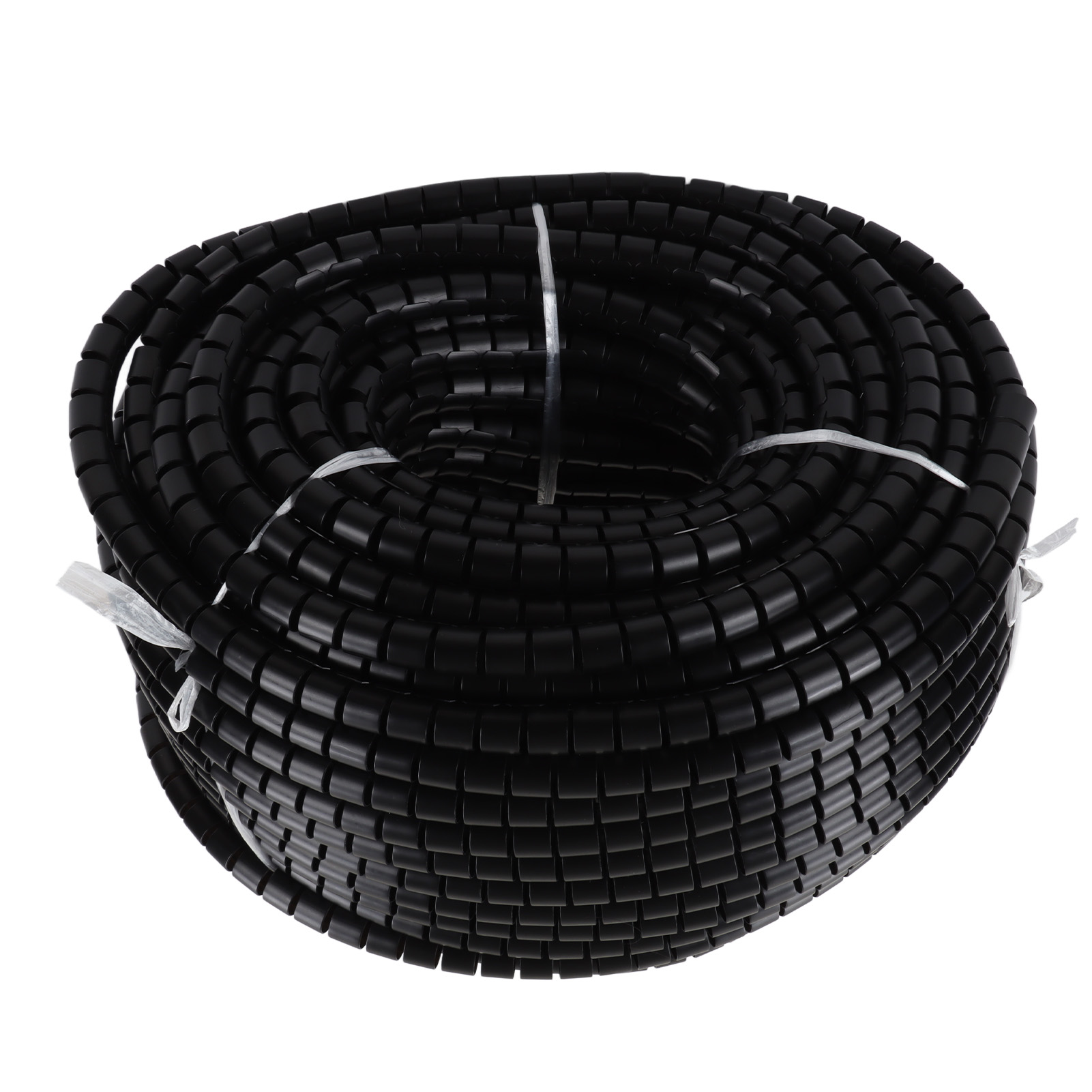 Schutzhülle Für Kabel, Beständig Gegen Abnutzung, Säuren Und Laugen, Schwarz, Durchmesser 22 Mm, Länge 50 M.