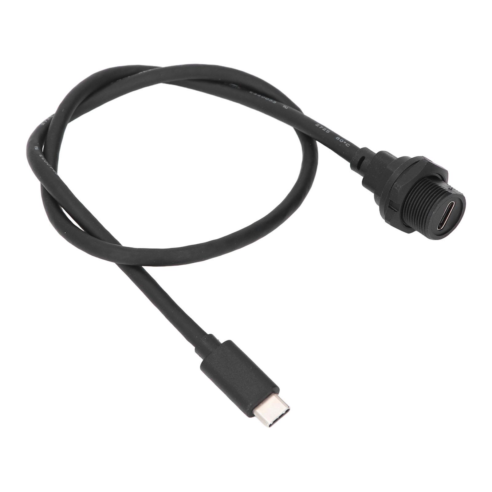 0,5 M Wasserdichtes Verlängerungskabel Mit Usb-c-buchse Auf Usb-3.0-stecker, 30 V, 1,5 A